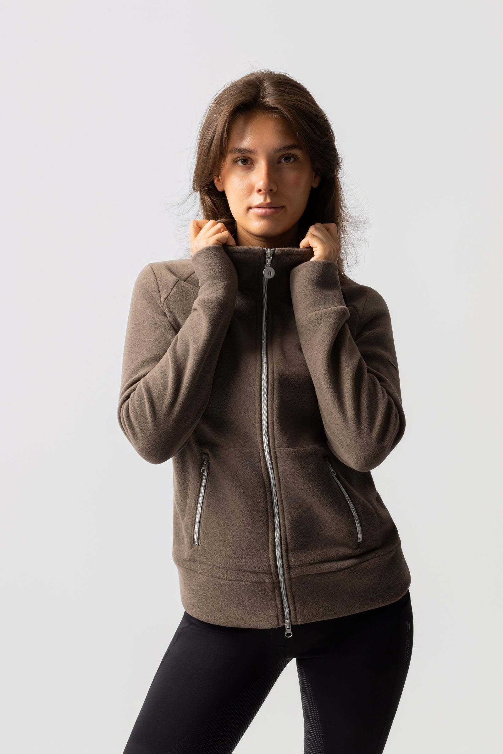 Horze Ellie Damen Fleece Reitjacke Damen Reitbekleidung