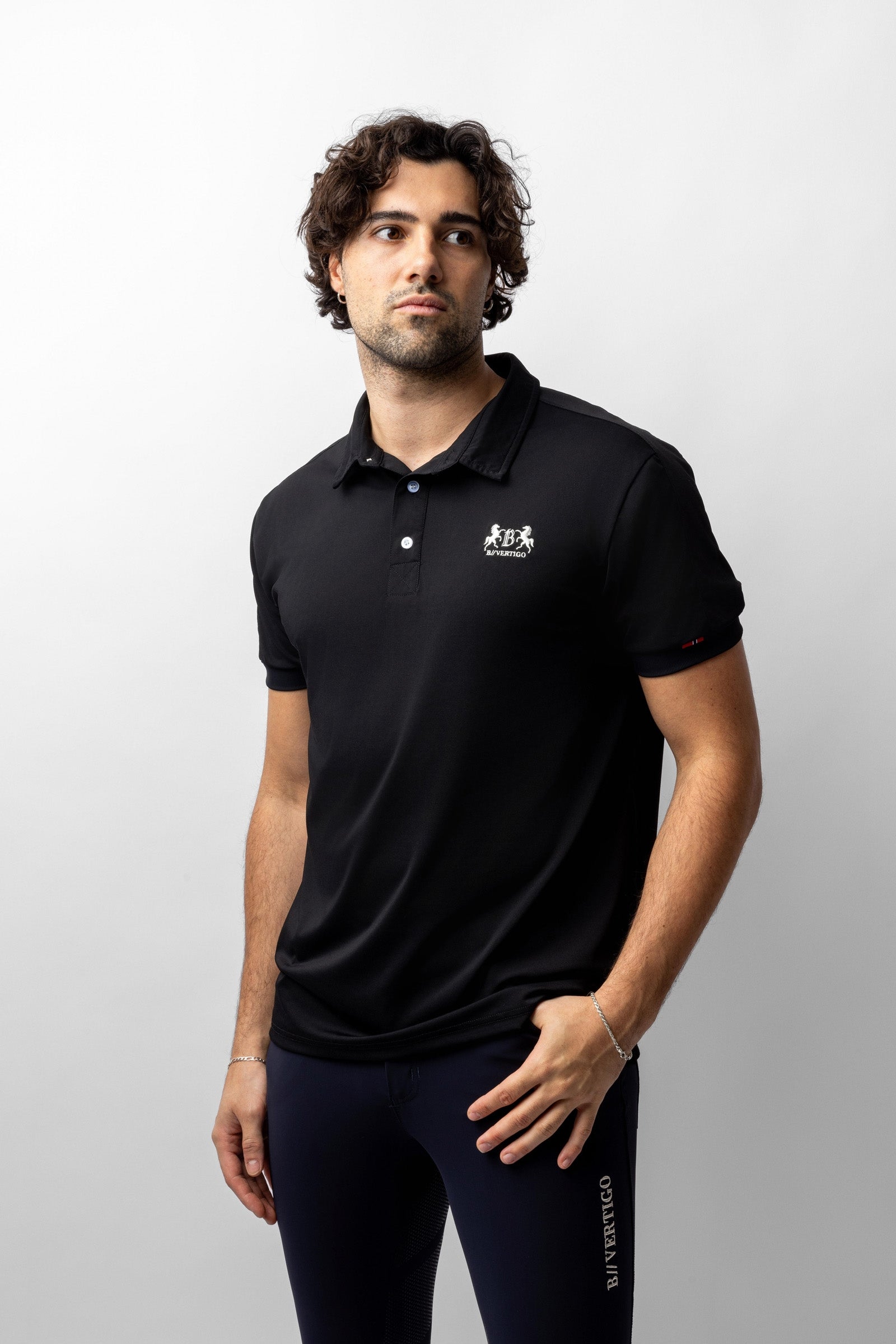 B Vertigo Flynn Herren Funktions Polo Shirt Herren Reitbekleidung