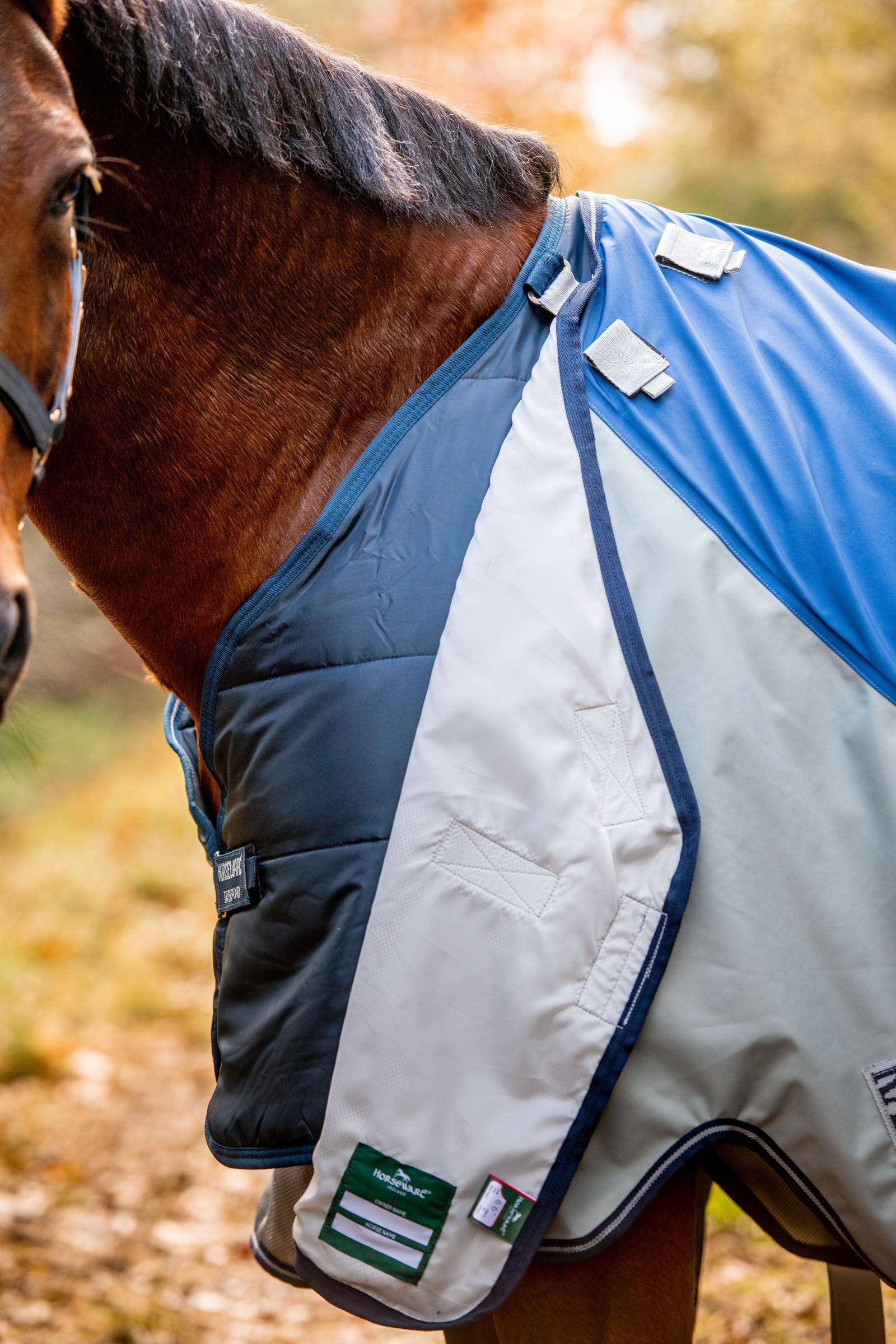 Horseware Rambo Autumn Series Turnout Rug With Liner (0g / 100g) Horse Rugs