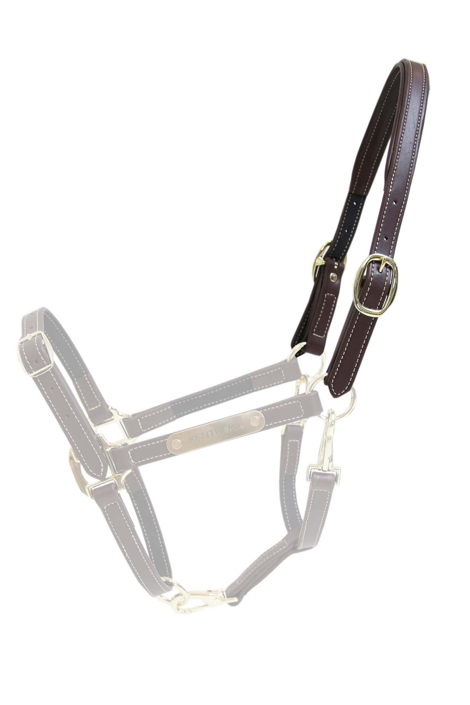 Kentucky Horsewear Flexible Lederhalfter Genickstück Halfter & Stricke