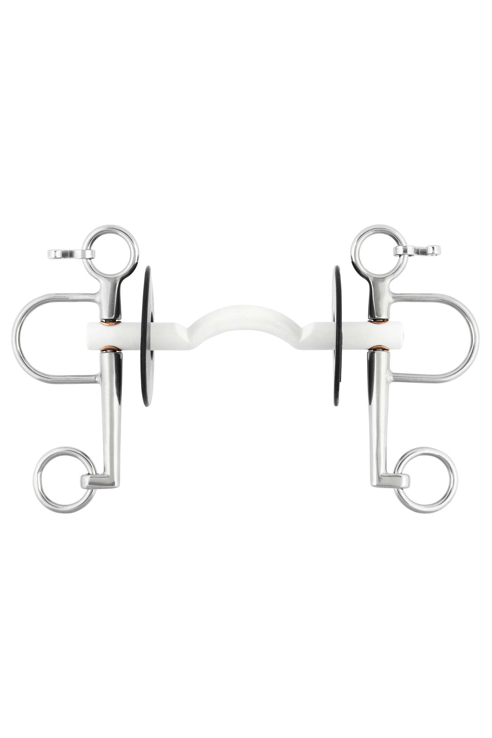 Sprenger Nathe harte Pelhamstange mit Zungenfreiheit, 15mm, 7cm Anzüge Gebisse