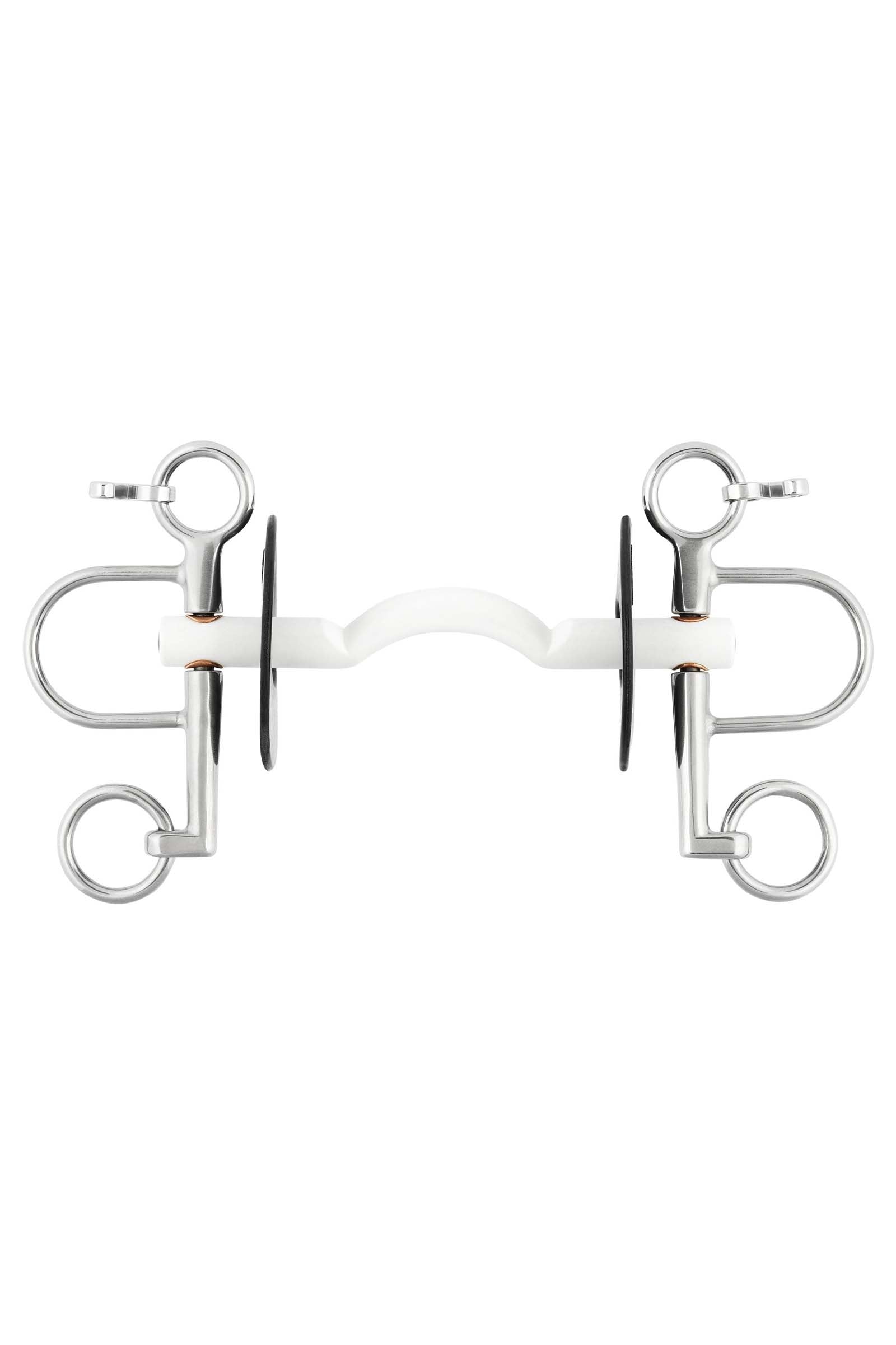 Sprenger Nathe weiche Pelhamstange mit Zungenfreiheit, 15mm, 5,5cm Anzüge Gebisse