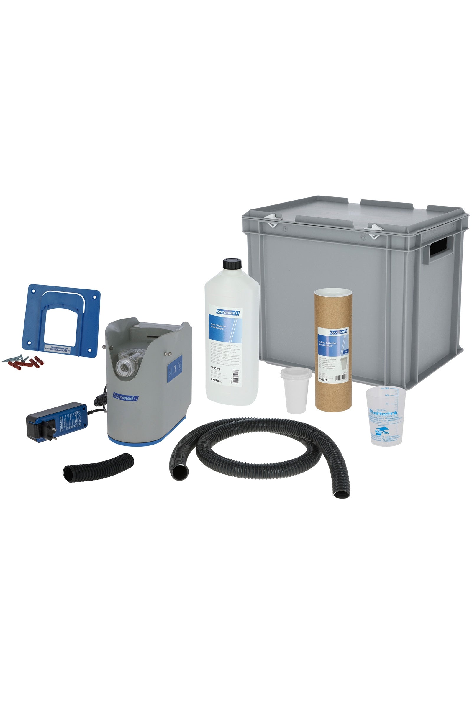 Hippomed AirOne Flex Batterie Ultraschall Inhaliergerät ohne Maske Pflege