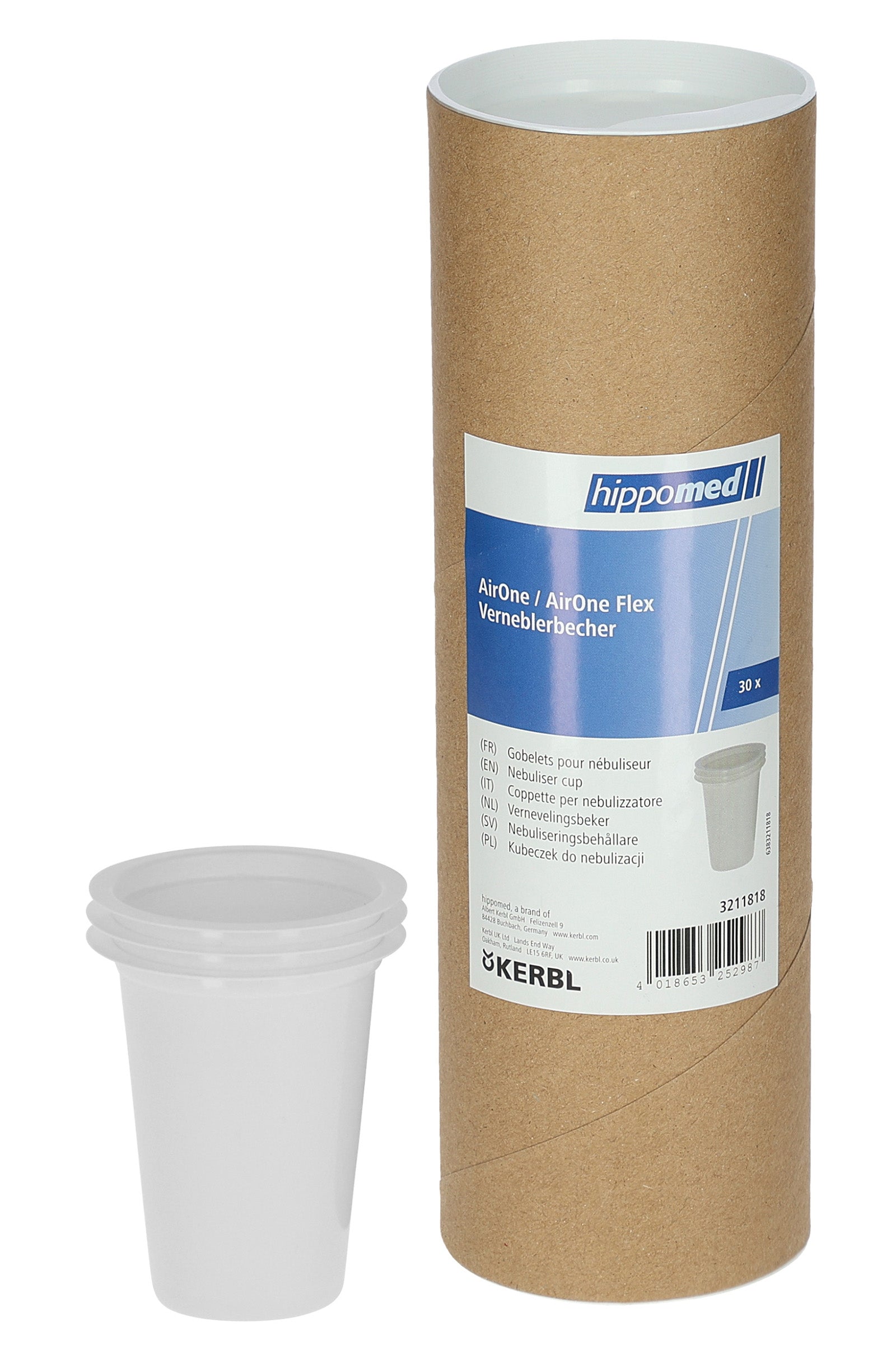 Hippomed Nebuliser Cups for Air One / AirOne Flex, 30 pcs. Horse Health Care