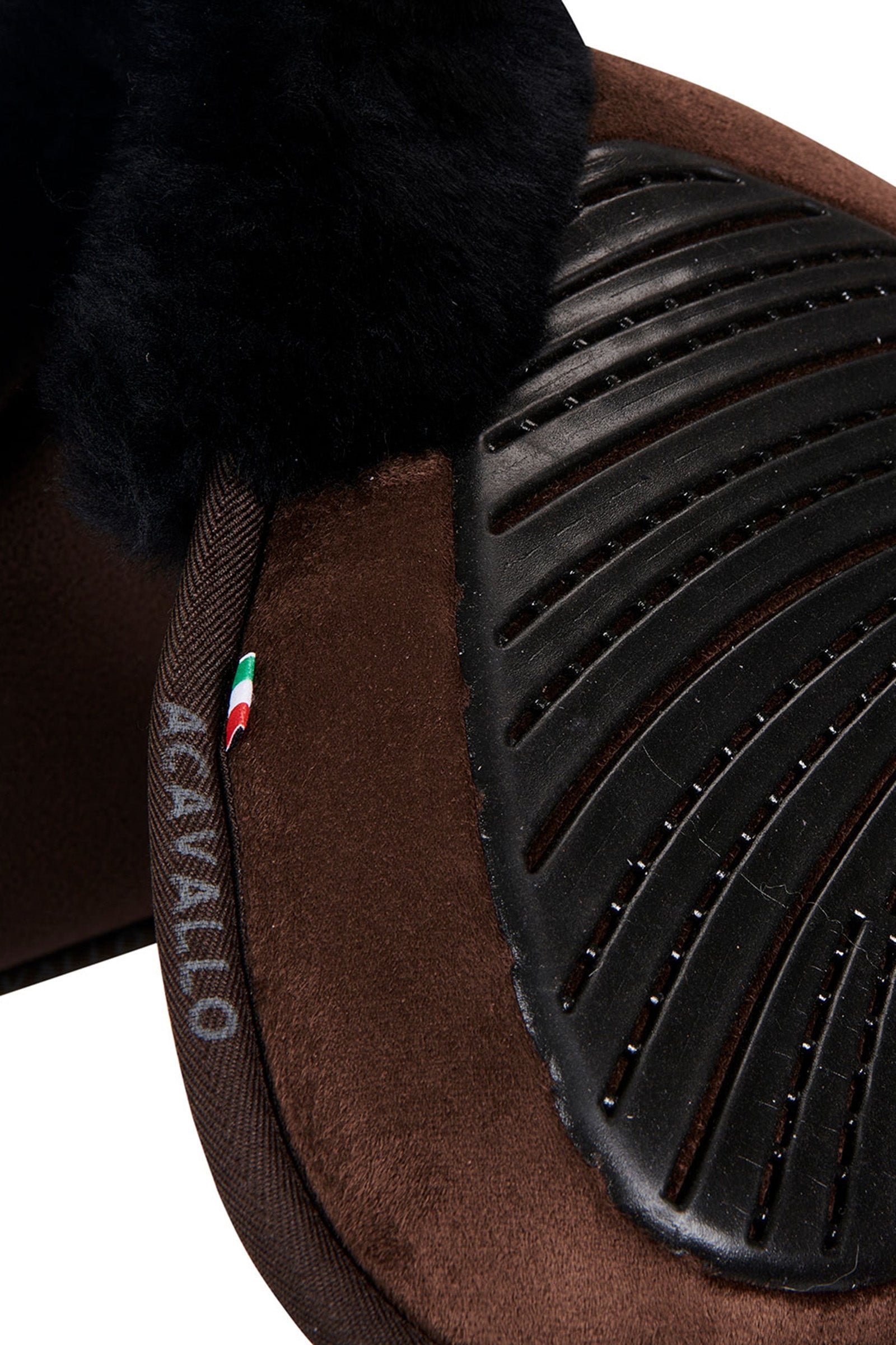 Acavallo Close Contact Gel & Memory Foam Half Pad with Sheepskin Saddle Pads