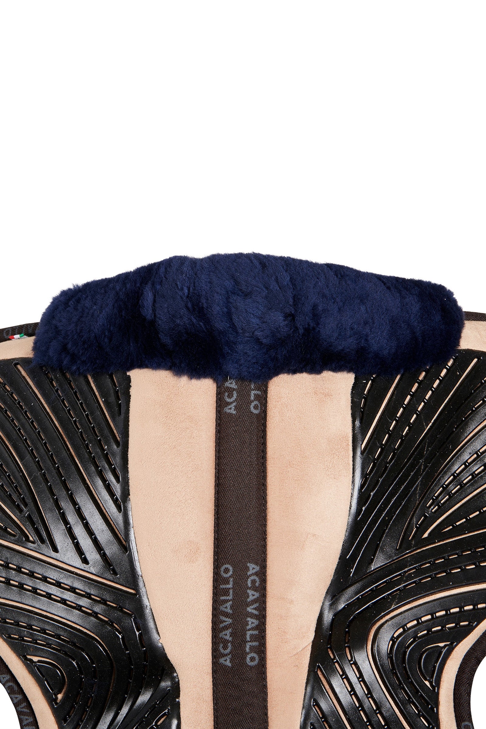 Acavallo Close Contact Gel & Memory Foam Half Pad with Sheepskin Saddle Pads