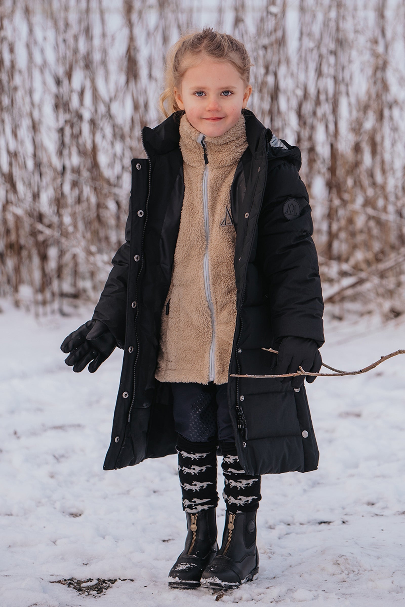 Mountain Horse Fuzzy Kinder Fleecejacke Kinder Reitbekleidung