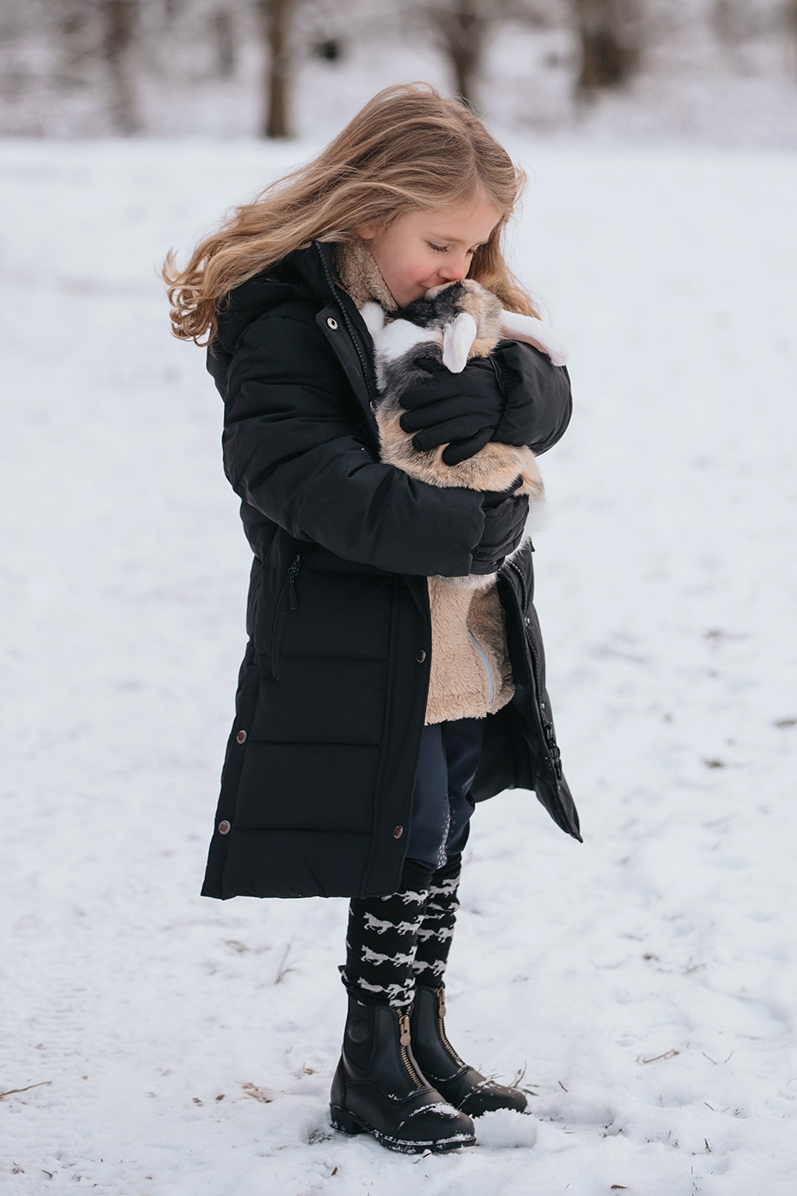 Mountain Horse Irma Kinder langer wattierter Mantel Kinder Reitbekleidung