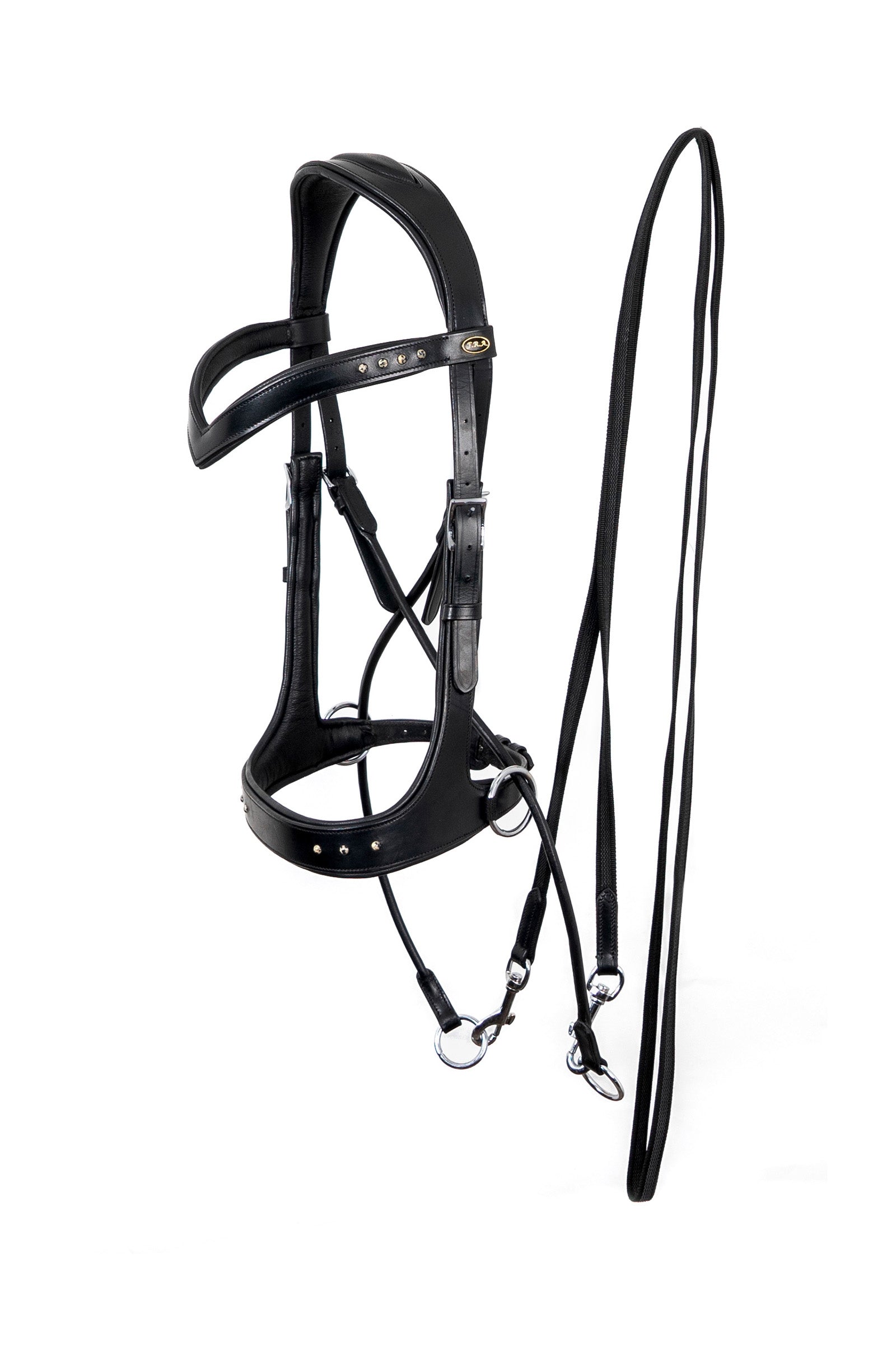 F.R.A. Freedom Riding Articles Glory gebisslose Trense mit Zügeln (System 5), schwarz Trensenzäume & Zügel
