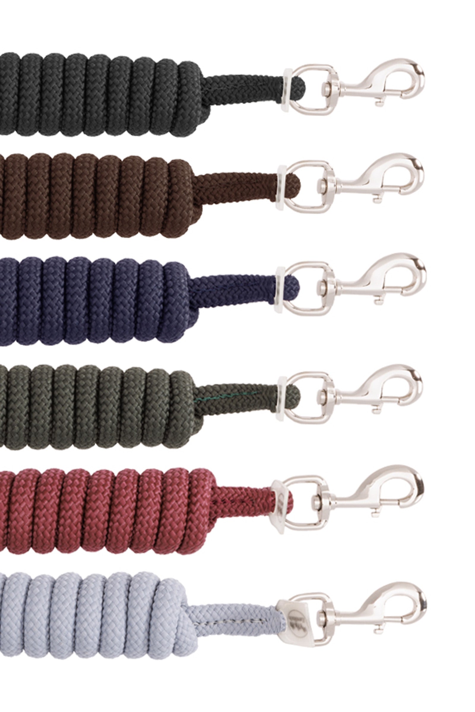 Kavalkade Führstrik mit Silbernem Karabiner Halfter & Stricke