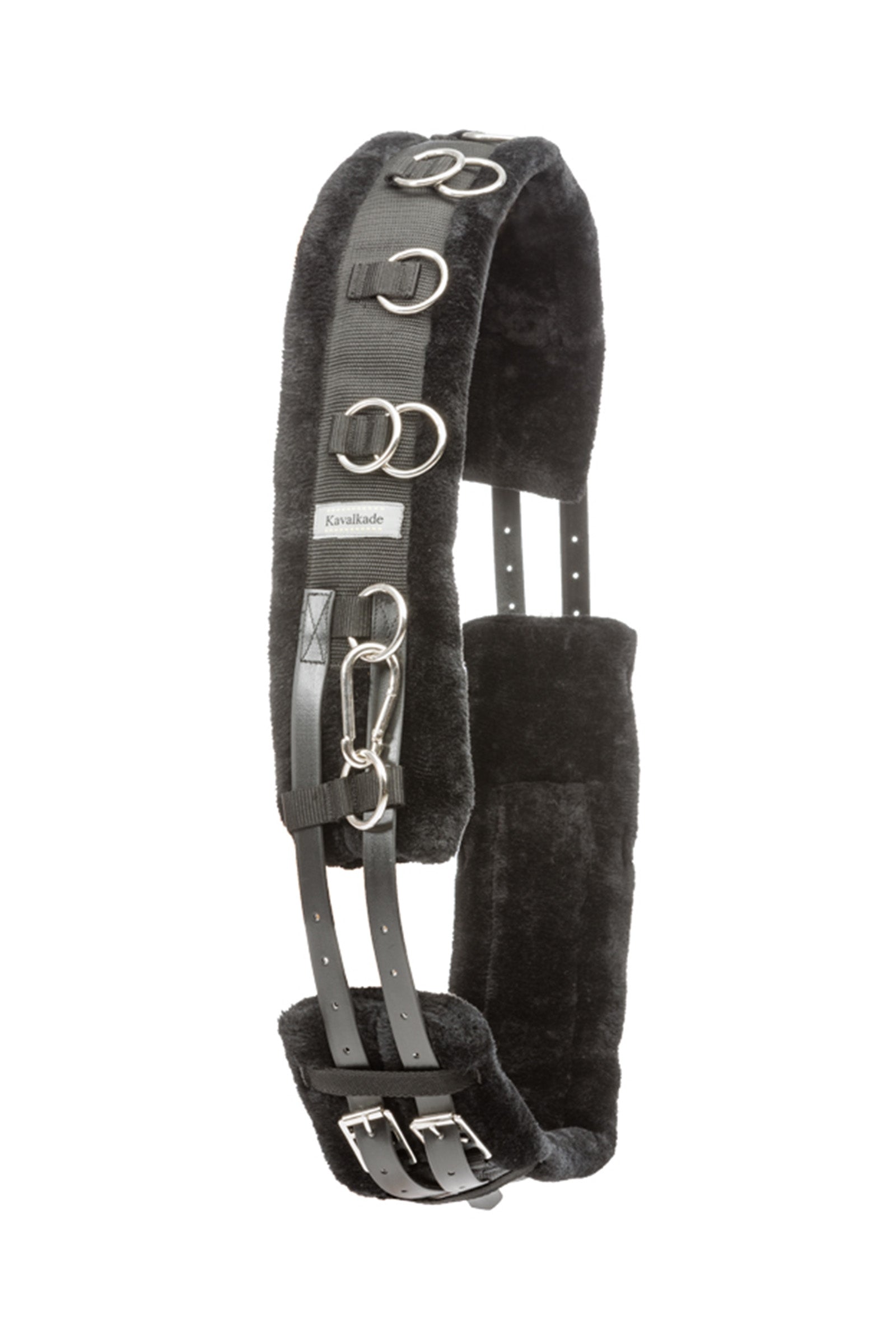 Kavalkade Longiergurt mit Kunstfell Sättel & Sattelgurte