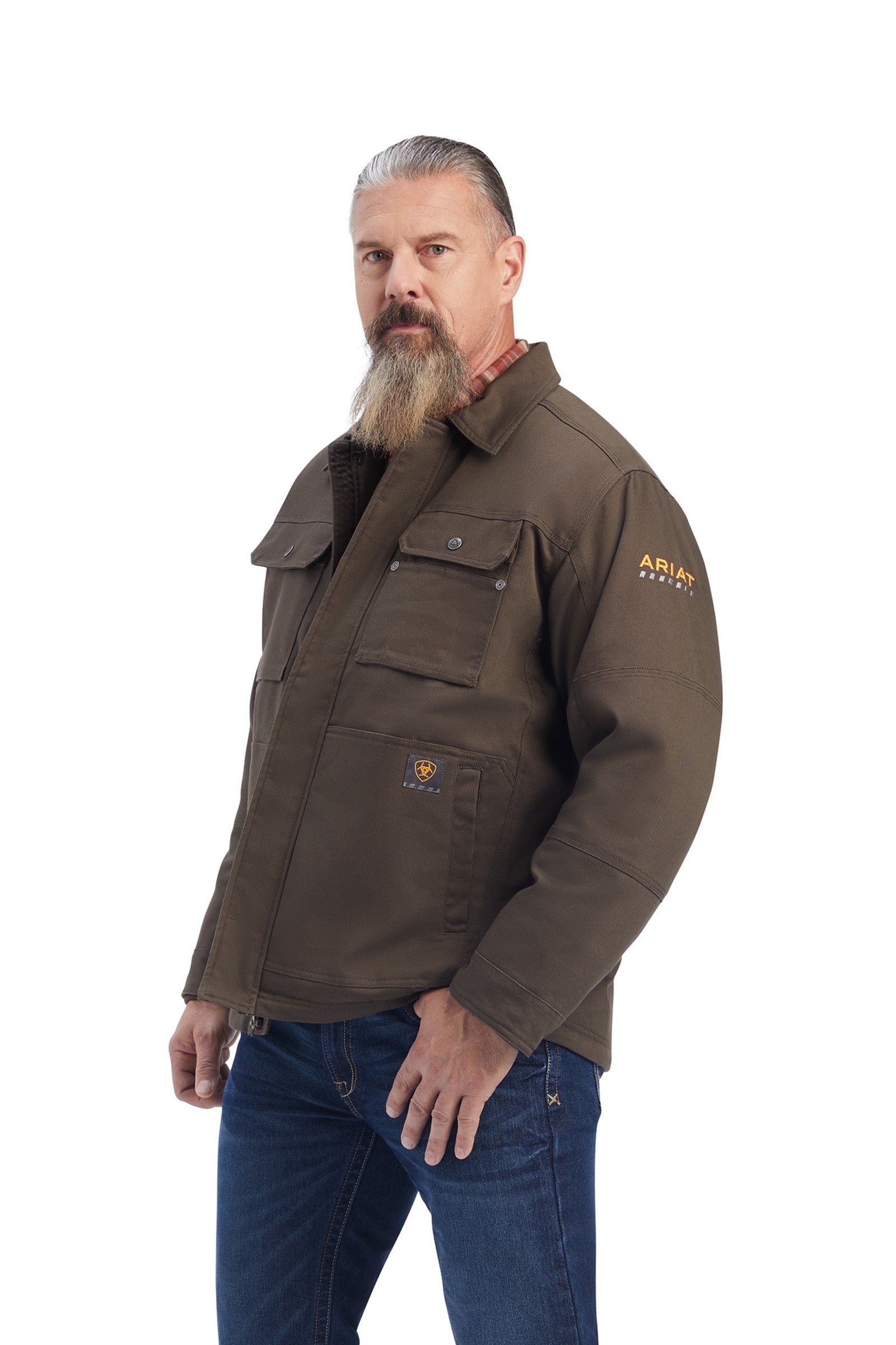Ariat Rebar DuraCanvas Sherpa Herren Jacke Herren Reitbekleidung