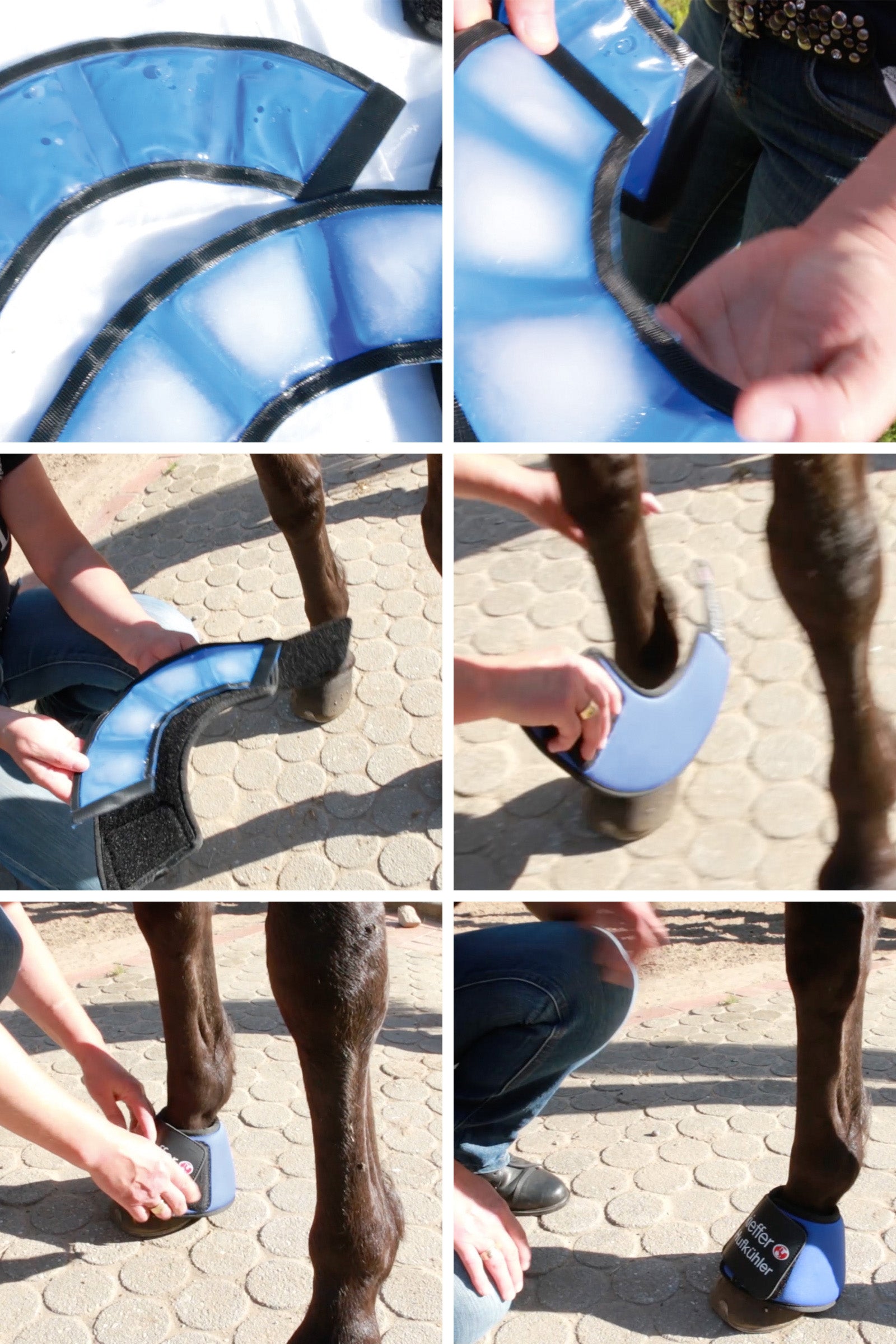 Kieffer Cooling Bell Boot Leg Protection & Hoof Protection for Horses