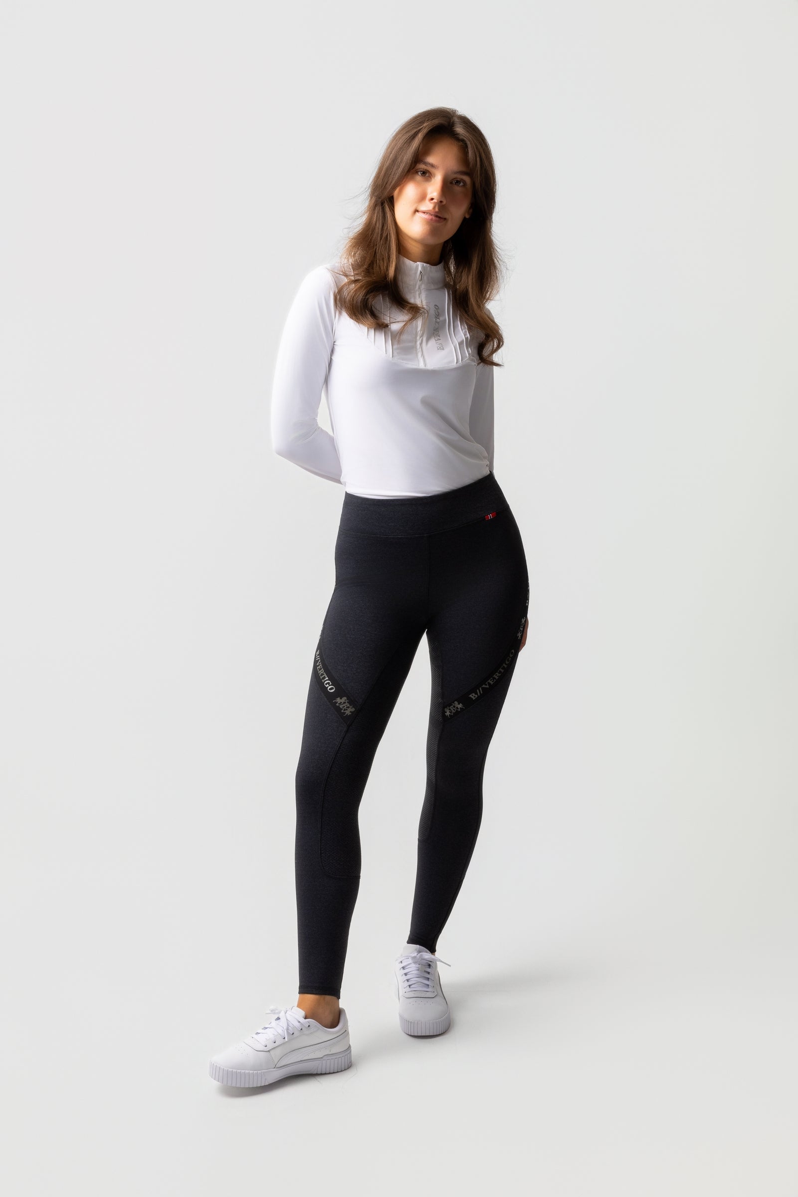 B Vertigo Jenny Women's Silicone Full Seat Riding Tights Womens Breeches