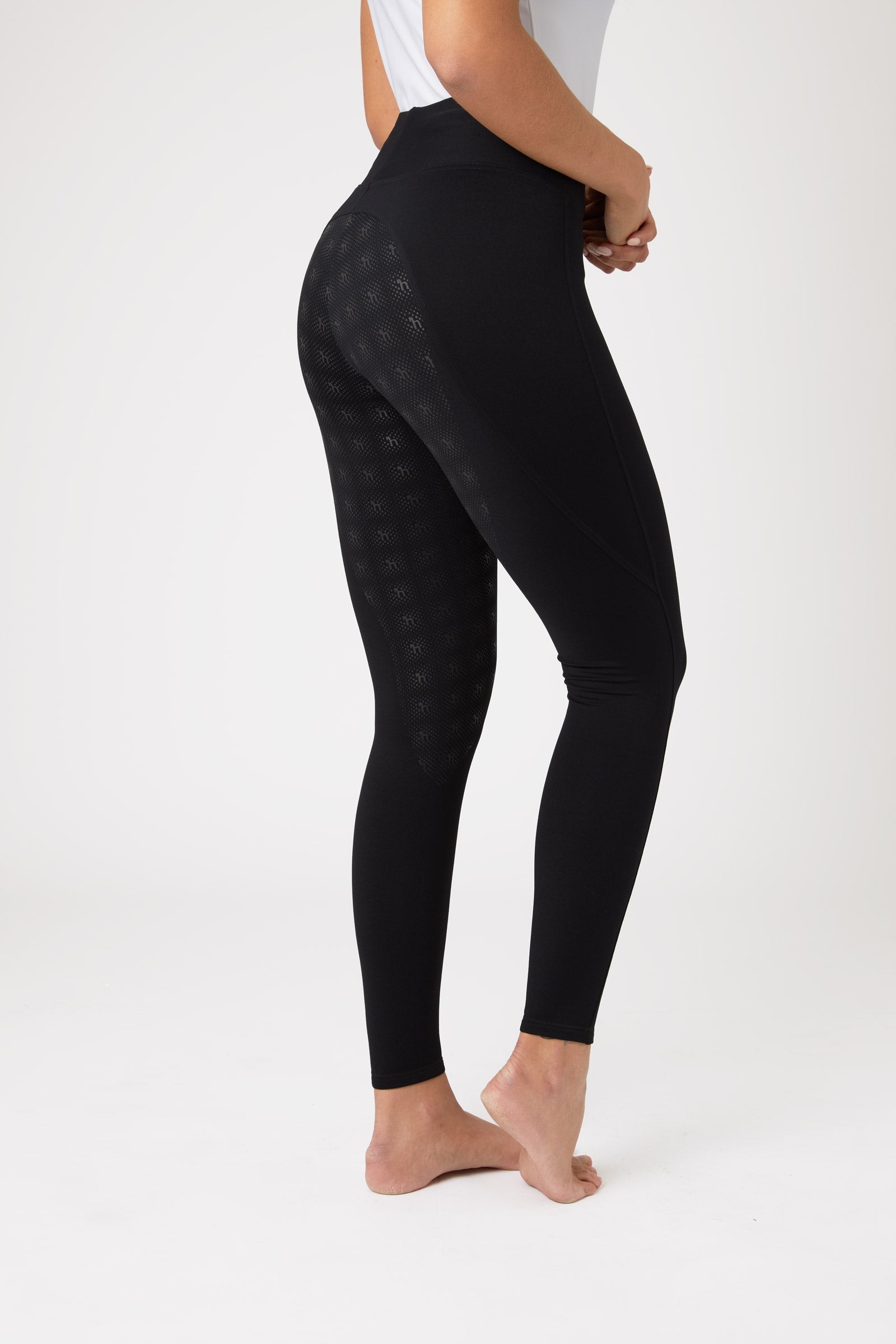 Horze Juliet Hyper Flex Vollbesatzreitleggings für Damen Womens Breeches