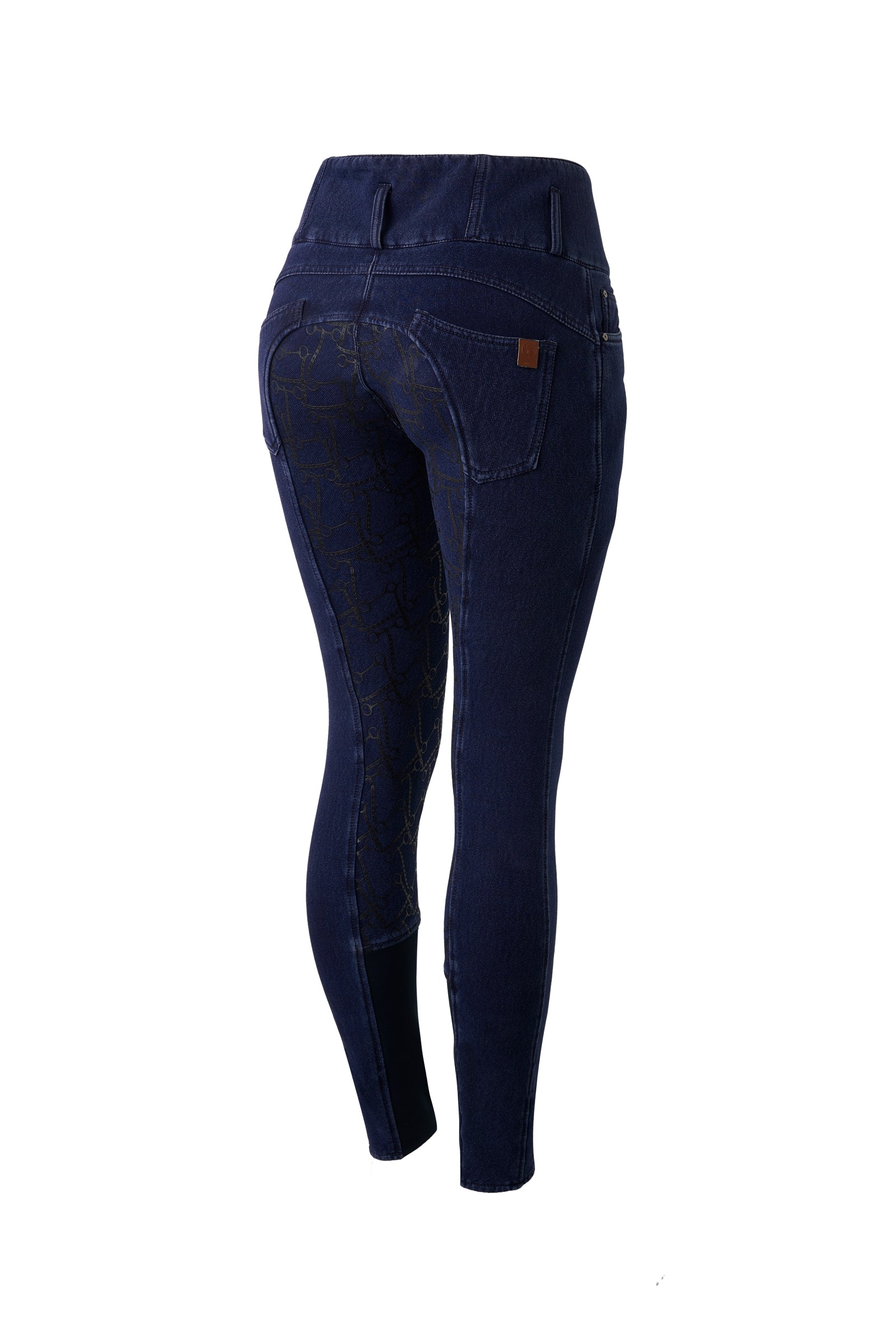 Horze Kacy Women's Denim Thermo Full Seat Breeches Womens Breeches