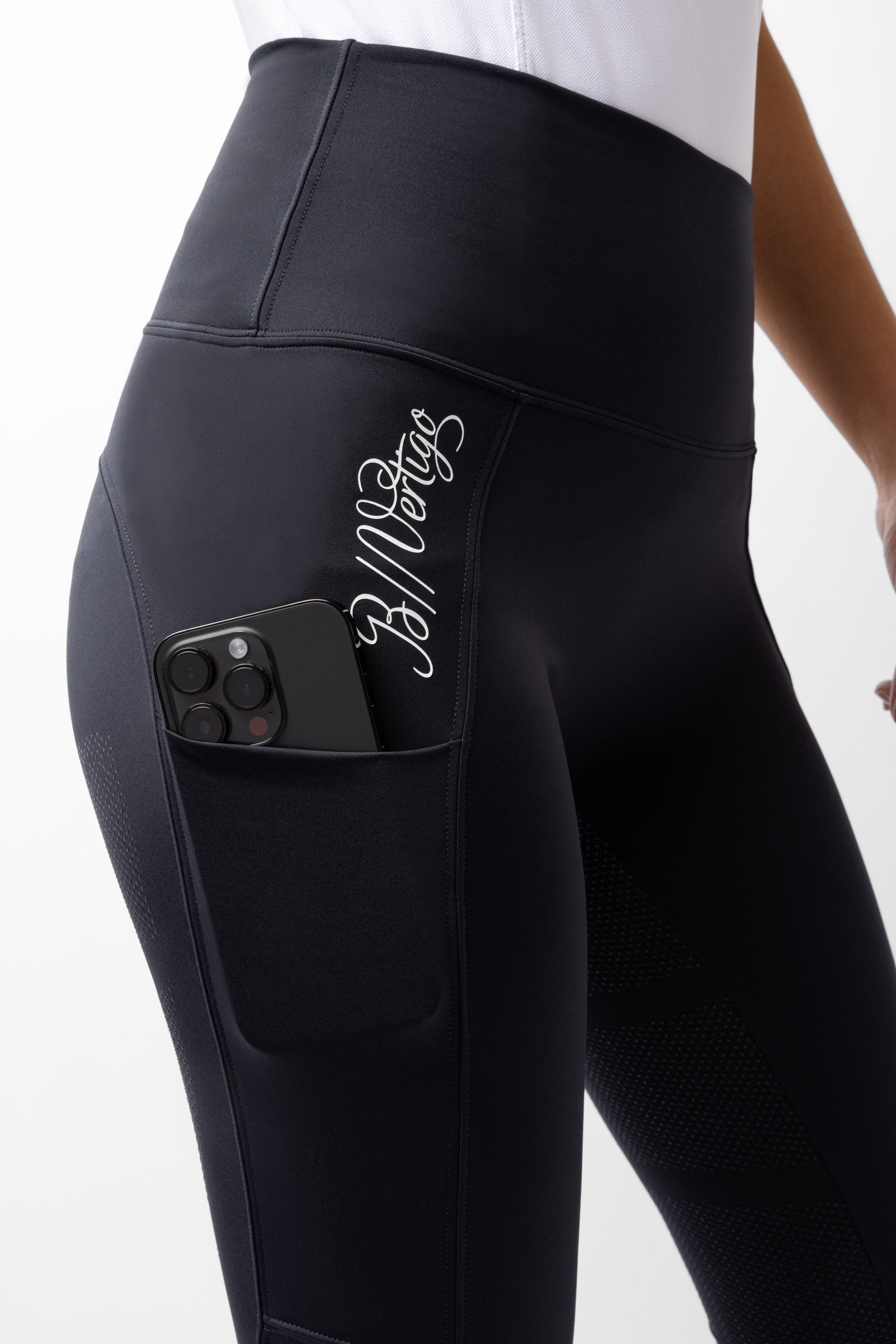 B Vertigo Lara Women's High Waist Full Seat Tights Womens Breeches