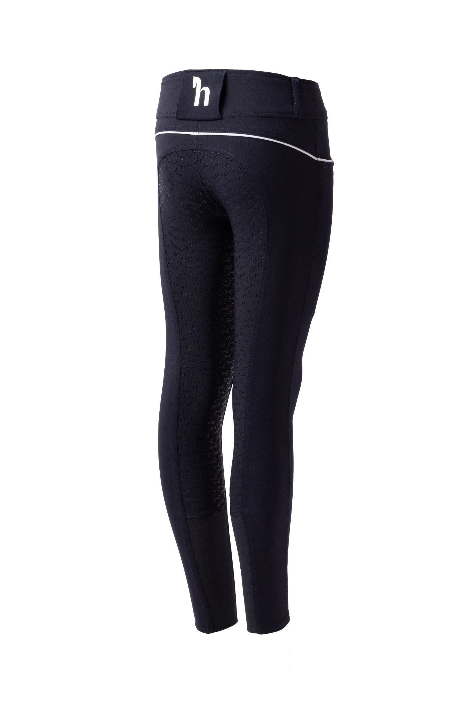 Horze Aubrey Kinder Reithose mit Vollbesatz mit Silikon und hohem Bund Kinder Reitbekleidung