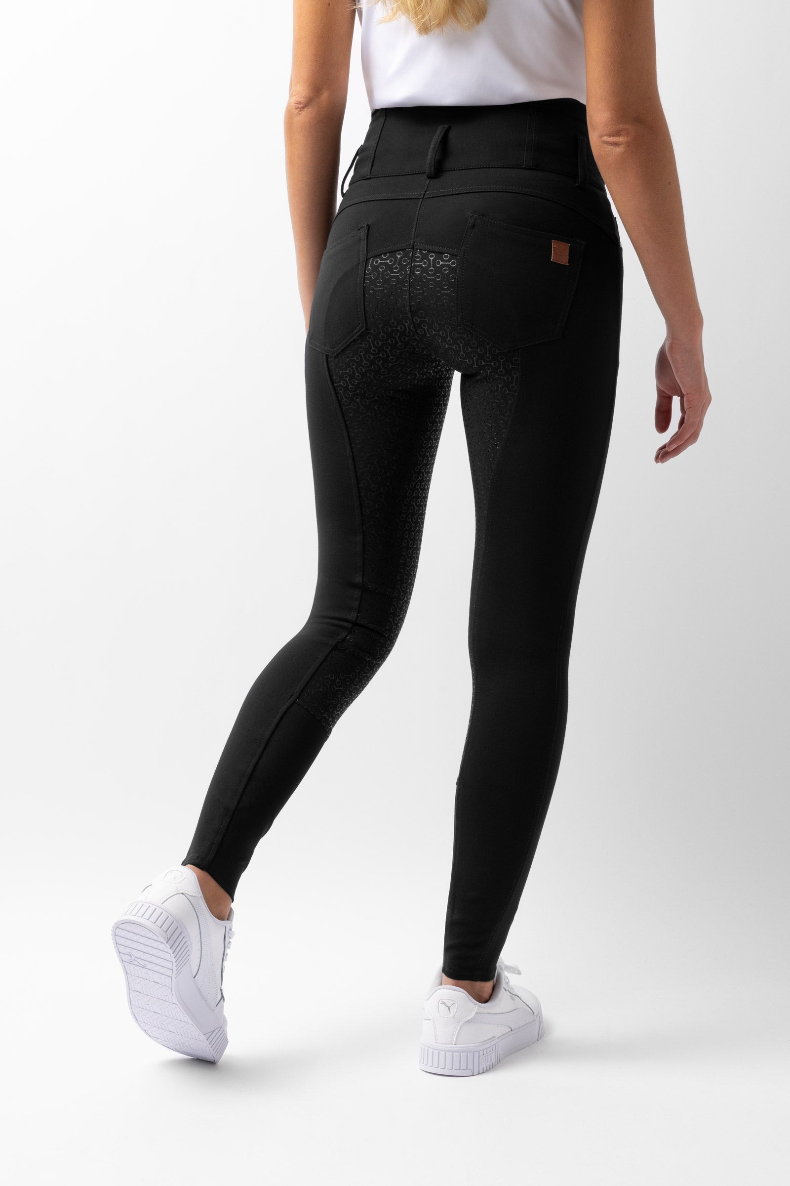 Horze Tara Damen Reithose mit Silikonvollbesatz und hohem Bund Womens Breeches