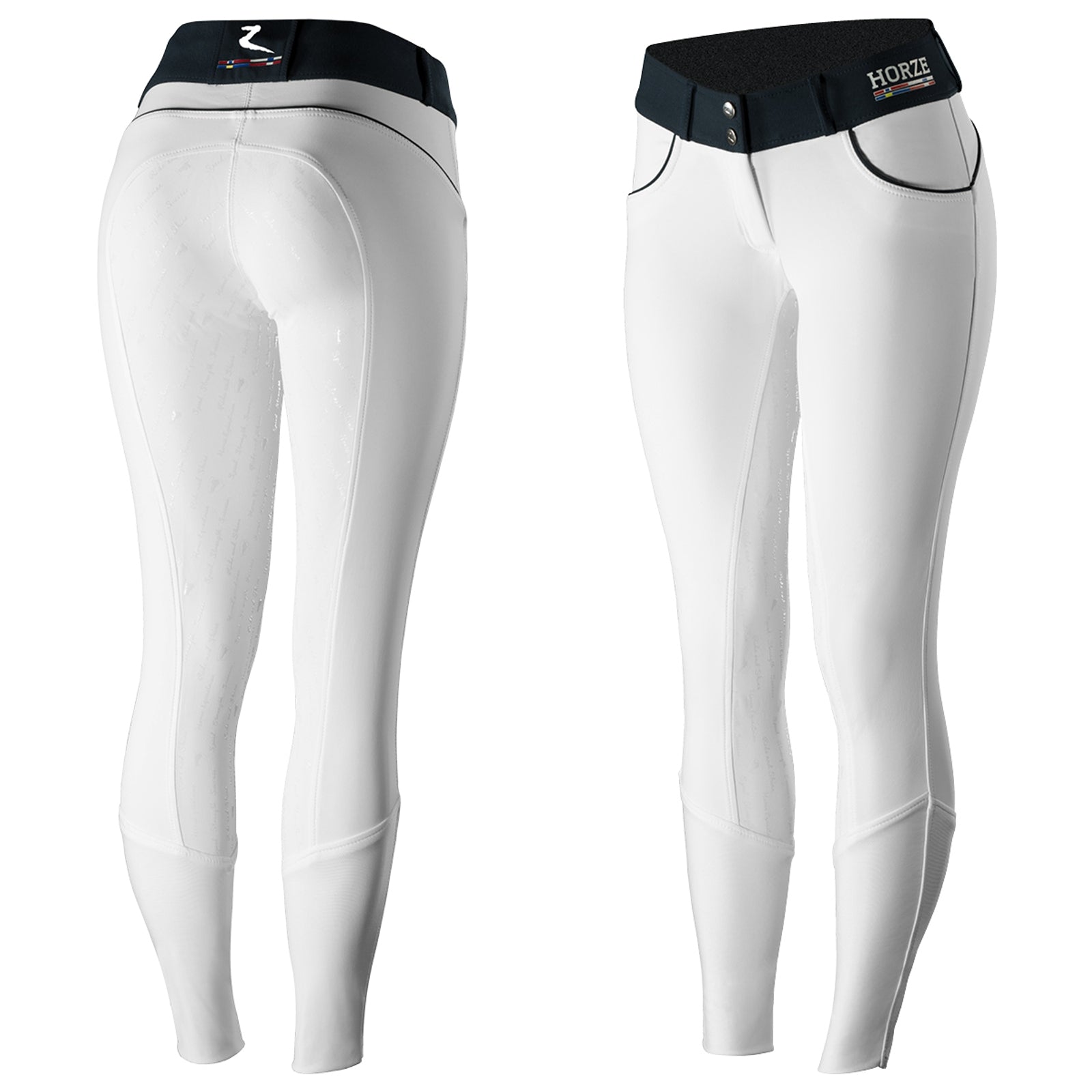 Horze Nordic Performance Damen-Vollbesatzreithose mit Silikongrip, UPF 50+ Womens Breeches