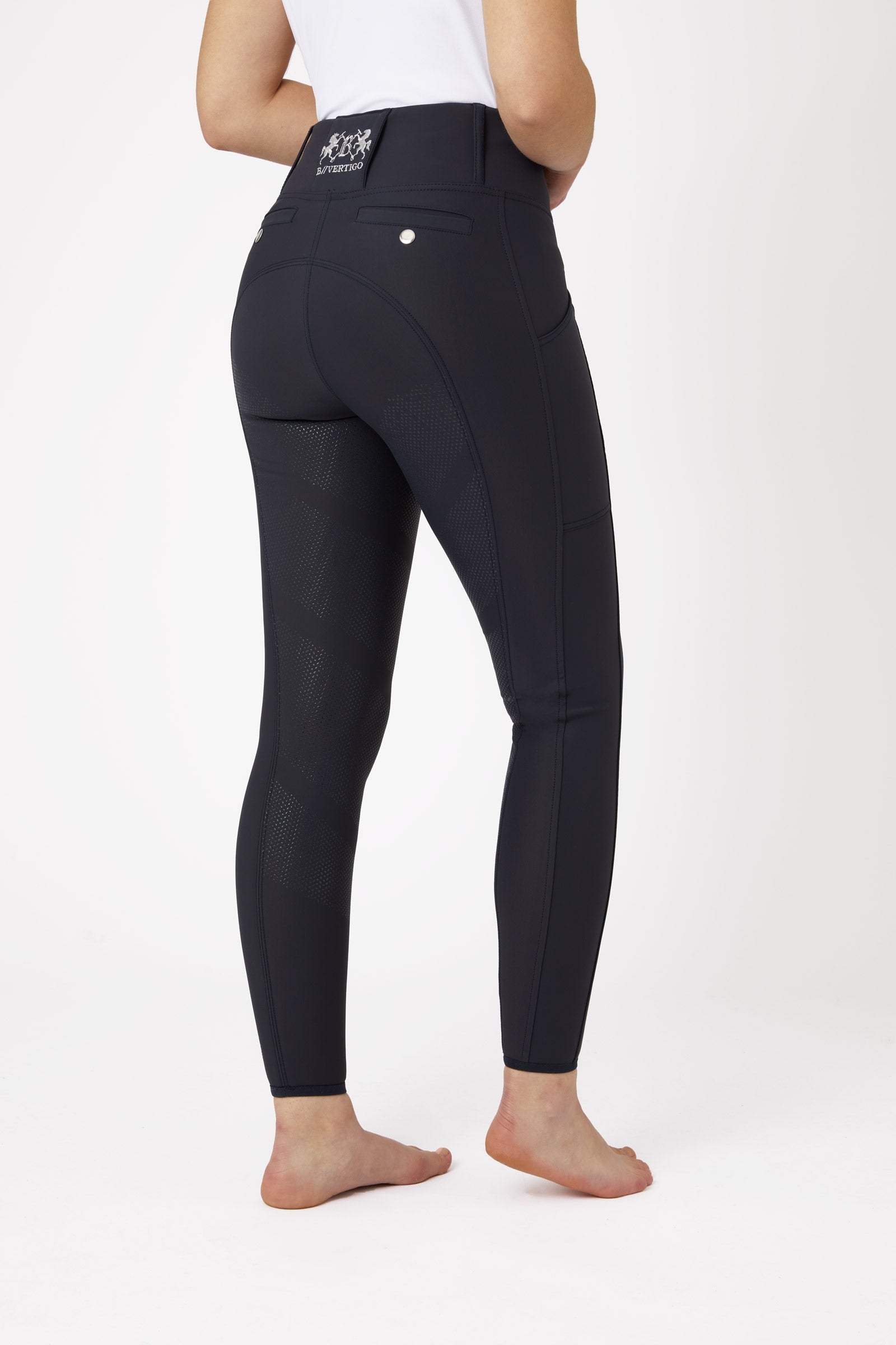 B Vertigo Gia Reitleggings mit Vollbesatz mit Gürtelschlaufen für Damen Womens Breeches
