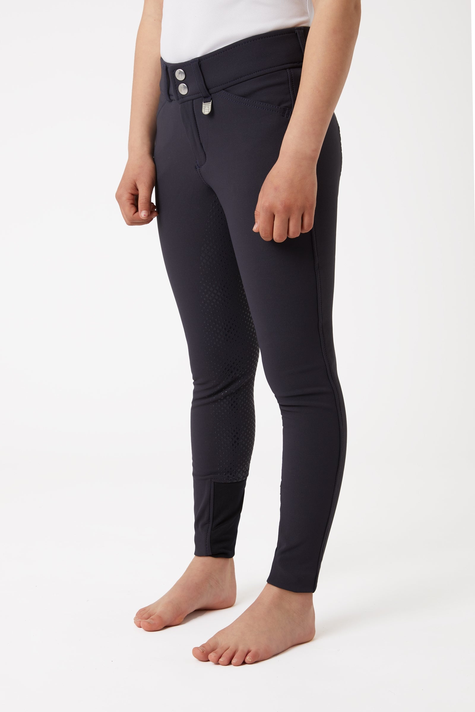 Horze Grand Prix Kids Silicone FS Breeches UPF 50+ Kids Apparel