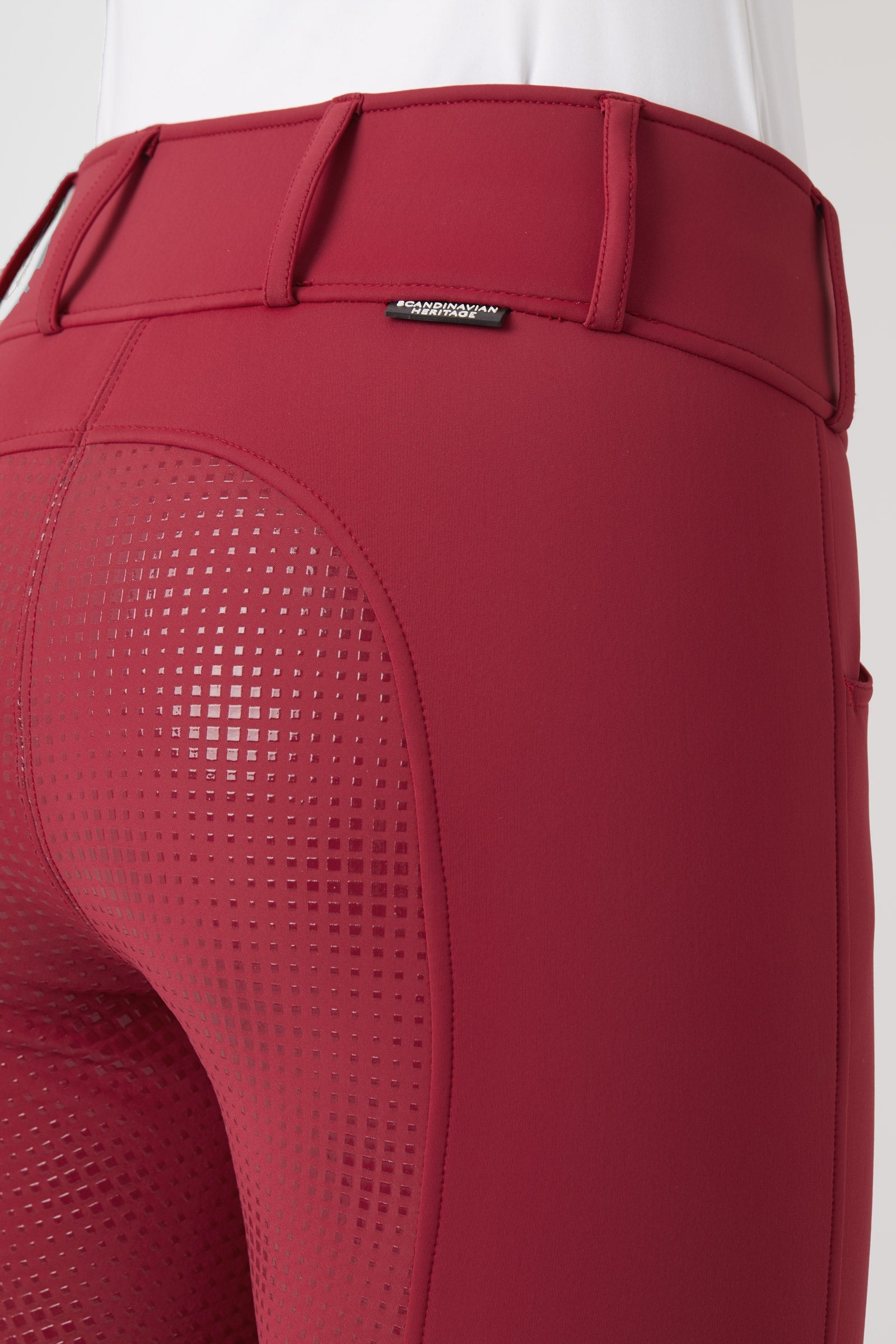 Horze Grand Prix Thermo Softshell Silicone FS Breeches for Women Womens Breeches