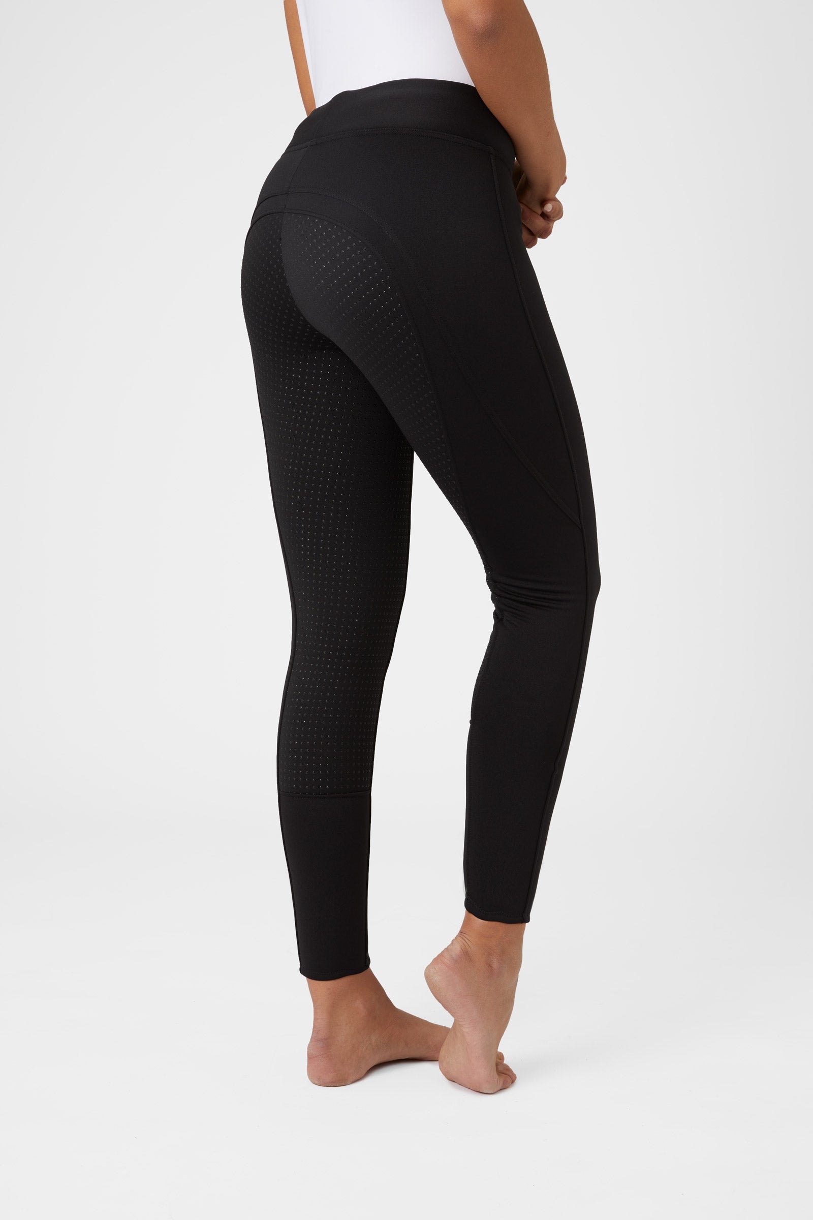 Horze Active Winterreitleggings mit Vollbesatz und Silikon-Grip für Damen Womens Breeches