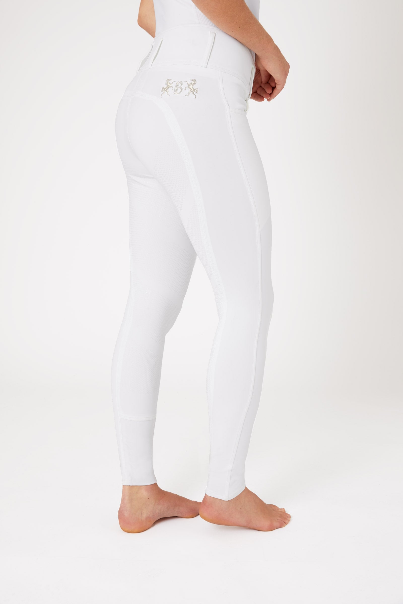 B Vertigo Damenreithose Meghan mit hohem Bund und Vollbesatz UPF 50+ Womens Breeches