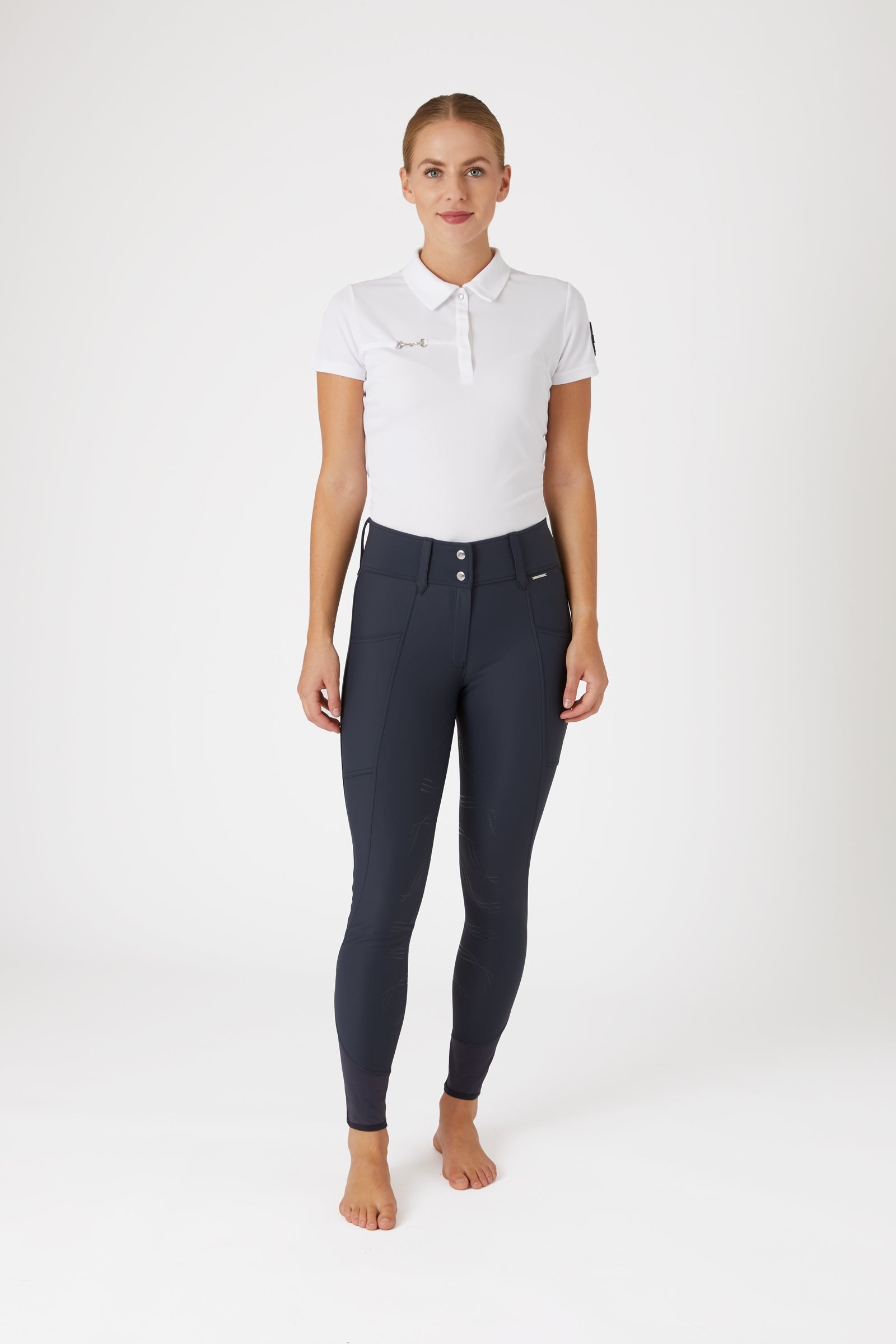 Horze Indira Women's Full Seat Breeches with High Waist Womens Breeches