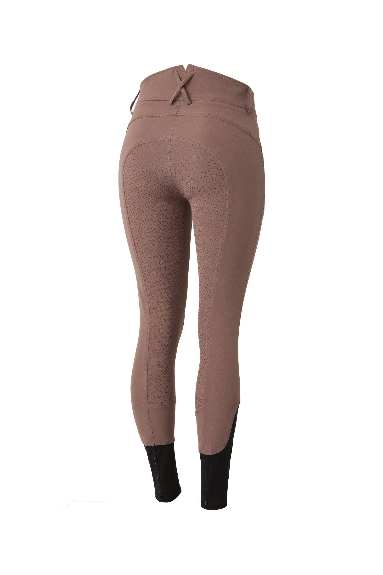 Horze Women's Silicone Full Seat Breeches with High Waist and Crystal Pocket Womens Breeches