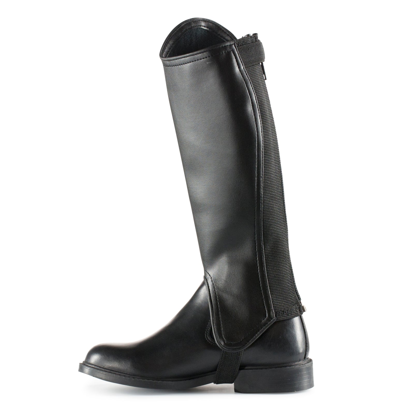 Horze Kids PU Leather Chaps with Bling Loop Riding Boots & Riding Shoes