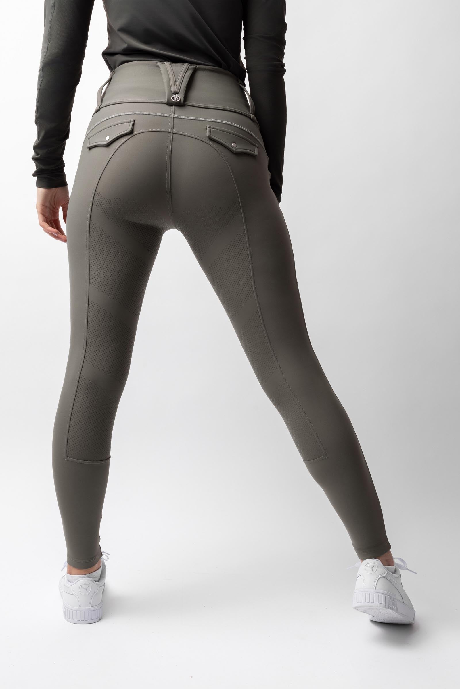 B Vertigo Chiara Women's Compression Hybrid Breeches With Full Grip Womens Breeches