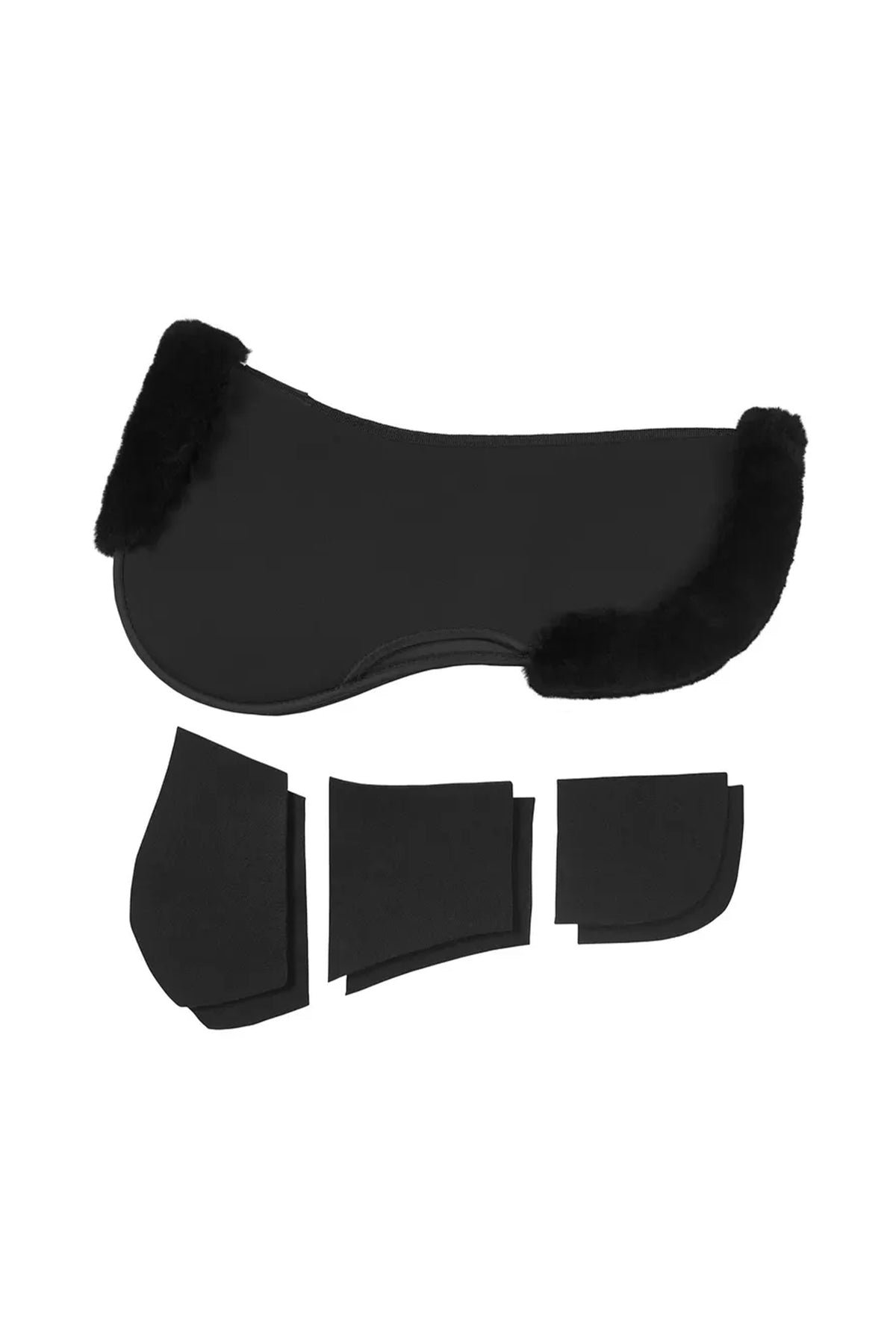 EquiFit UltraWool™ Thin ImpacTeq® Half Pad with Shims Saddle Pads
