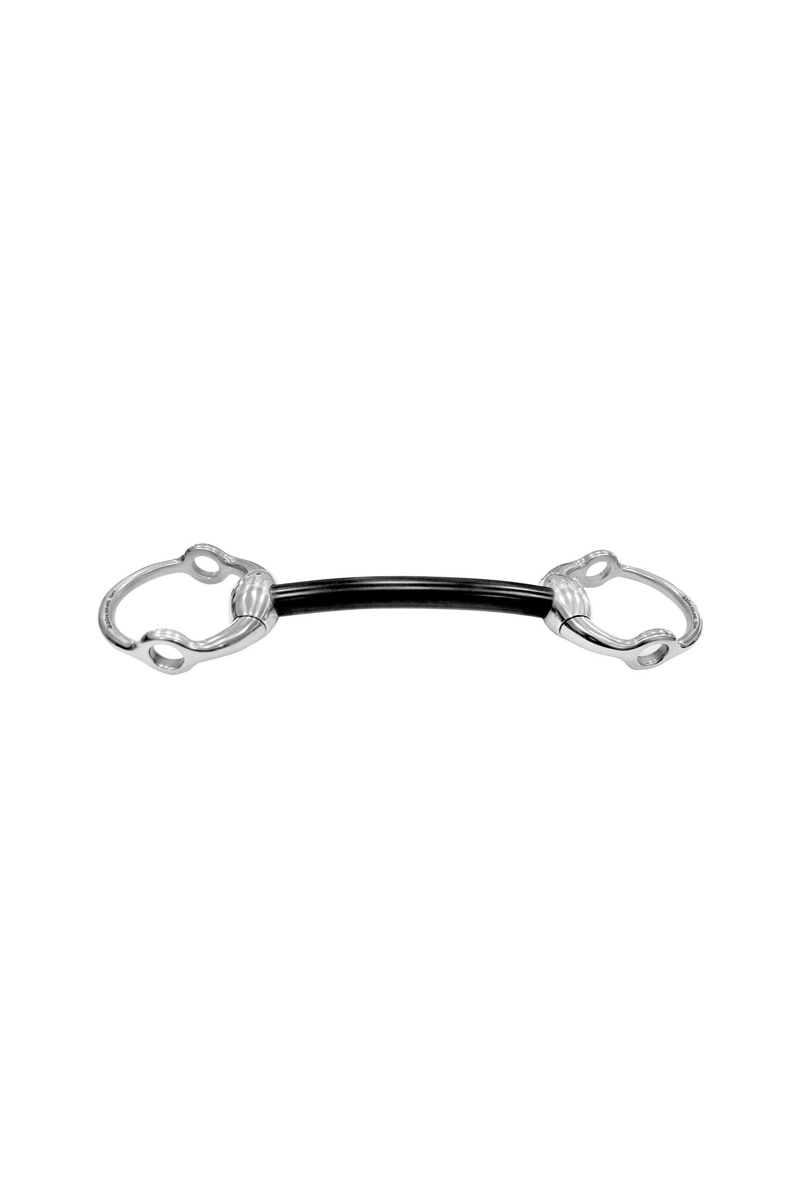 Sprenger Eggbutt Gag Bit Hard Carbon, Mullen Mouth 16mm, Stainless St. Horse Bits