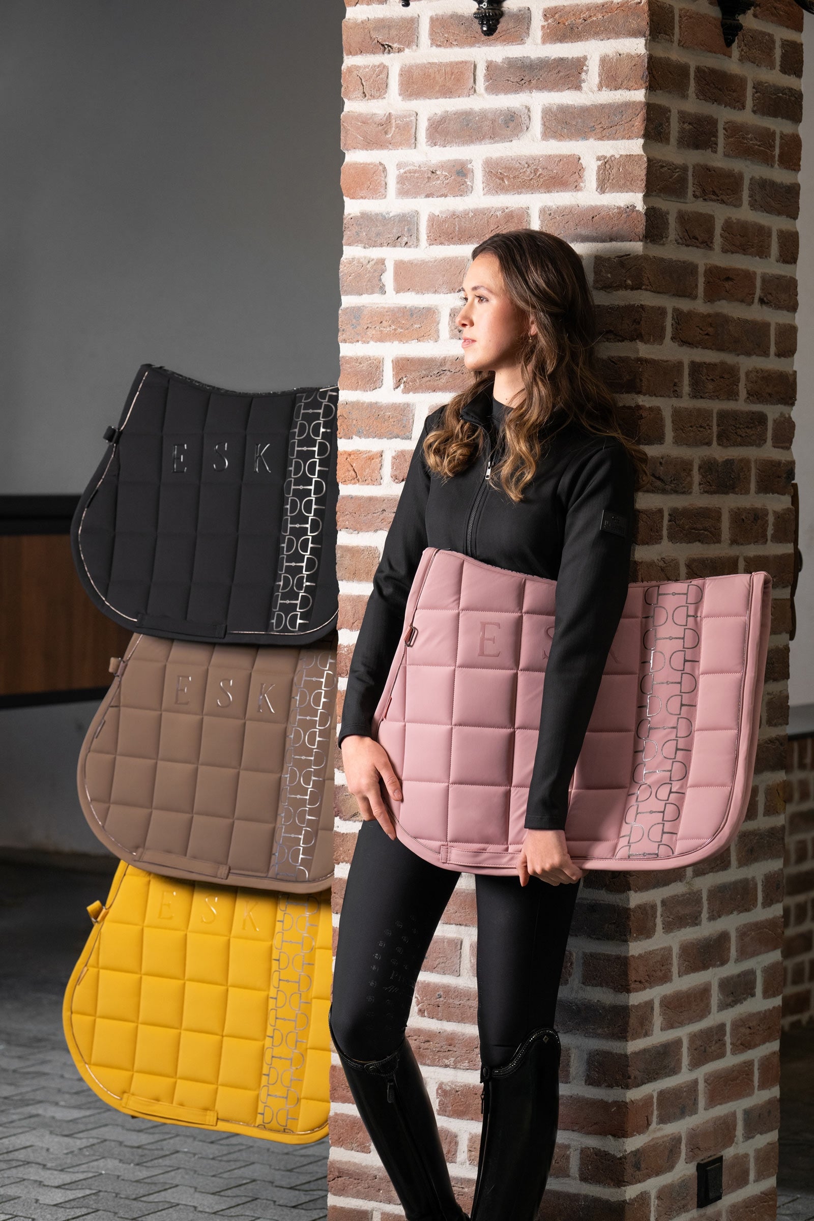 Eskadron Platinum 25 Big Square Softshell Dressage Saddle Pad Saddle Pads