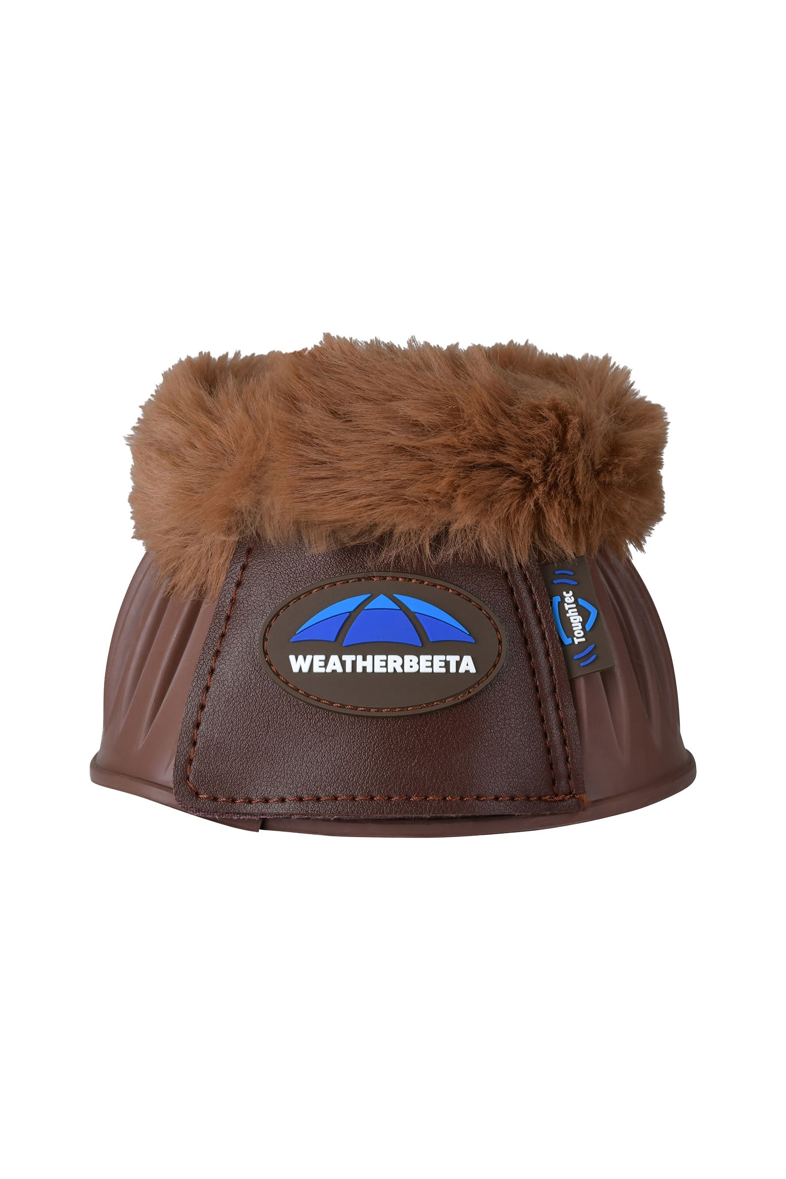 Weatherbeeta Tough-Tec Prime Fleece Trim Rubber Bell Boots Leg & Hoof Protection