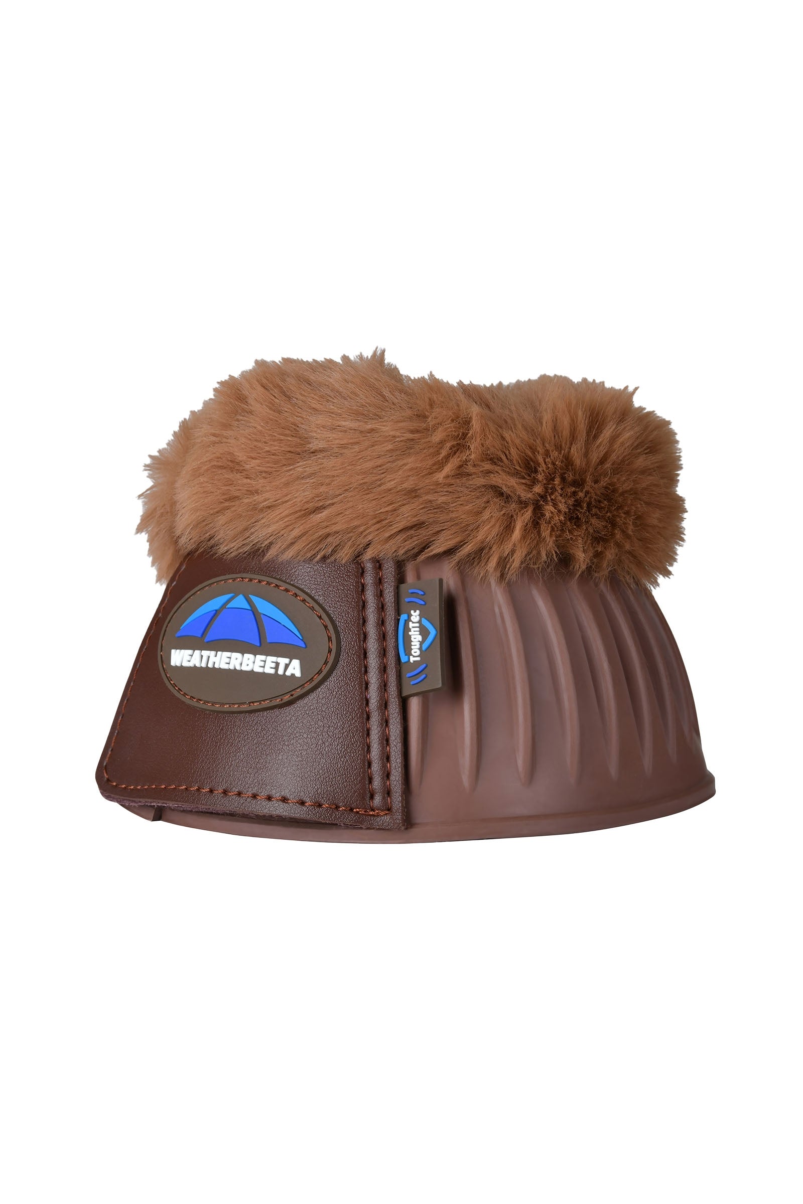 Weatherbeeta Tough-Tec Prime Fleece Trim Rubber Bell Boots Leg & Hoof Protection