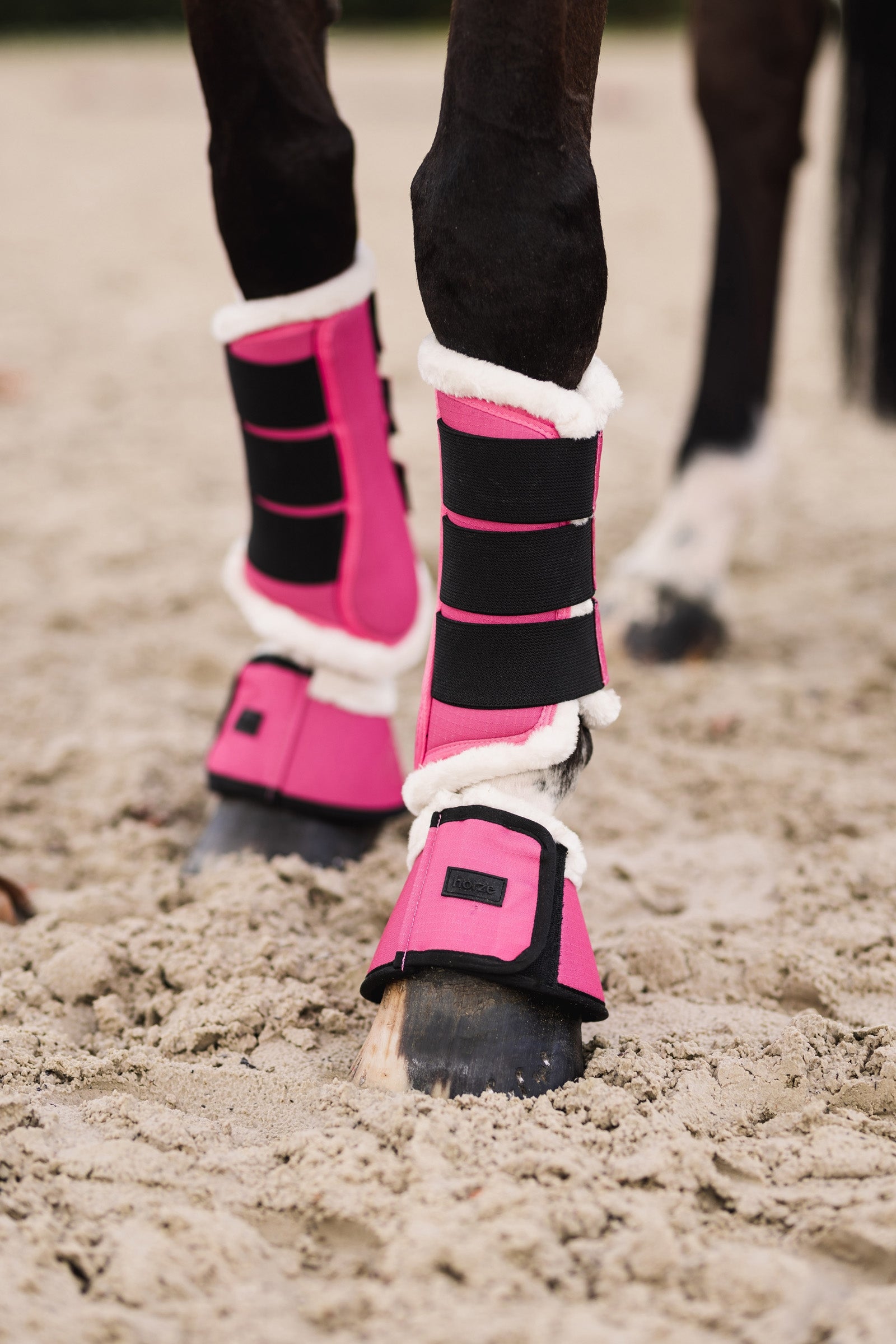 Horze Rose Tonique Bell Boots Leg Protection & Hoof Protection for Horses