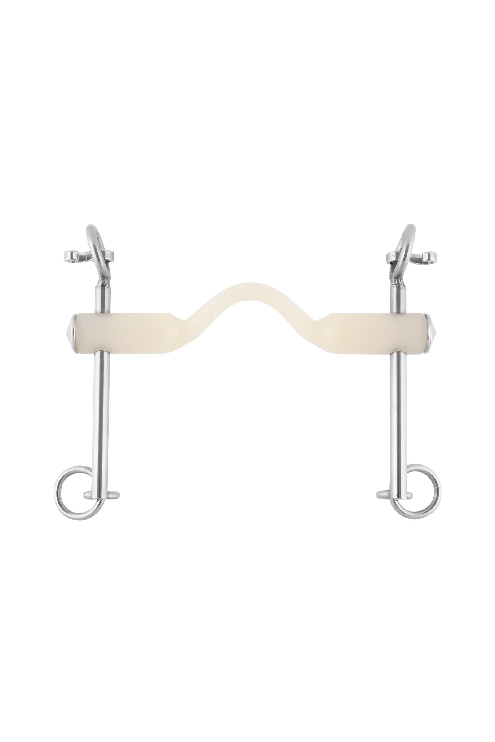Sprenger Nathe Kandare, 20 mm, mit Zungenfreiheit, lange Anzüge, Thermoplastik Gebisse