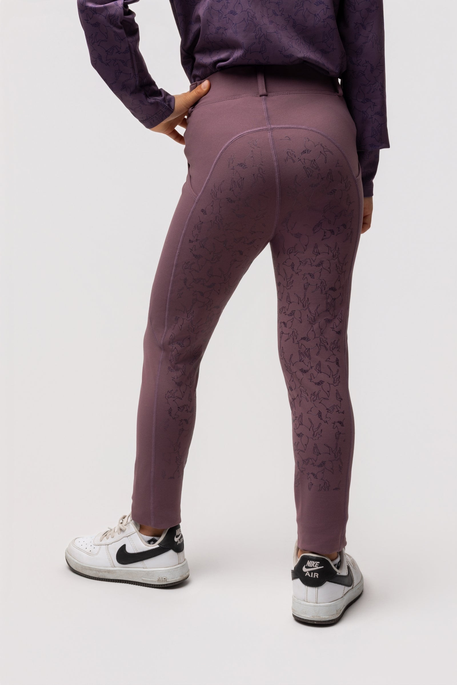 Horze Dea Kinder Thermo Vollbesatzreithose Kinder Reitbekleidung