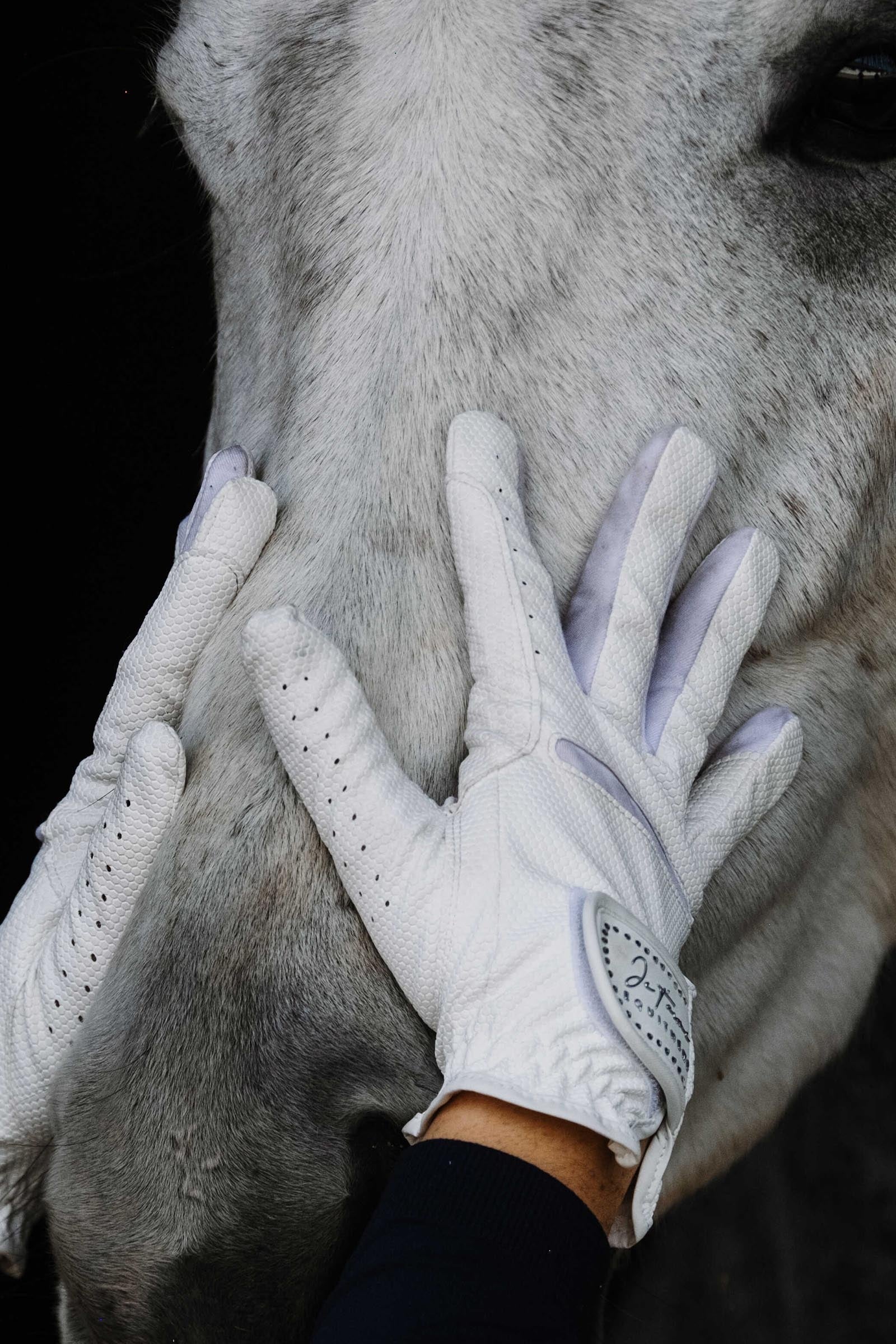 EQUITHÈME Strass Je t'aime Gloves Riding Gloves