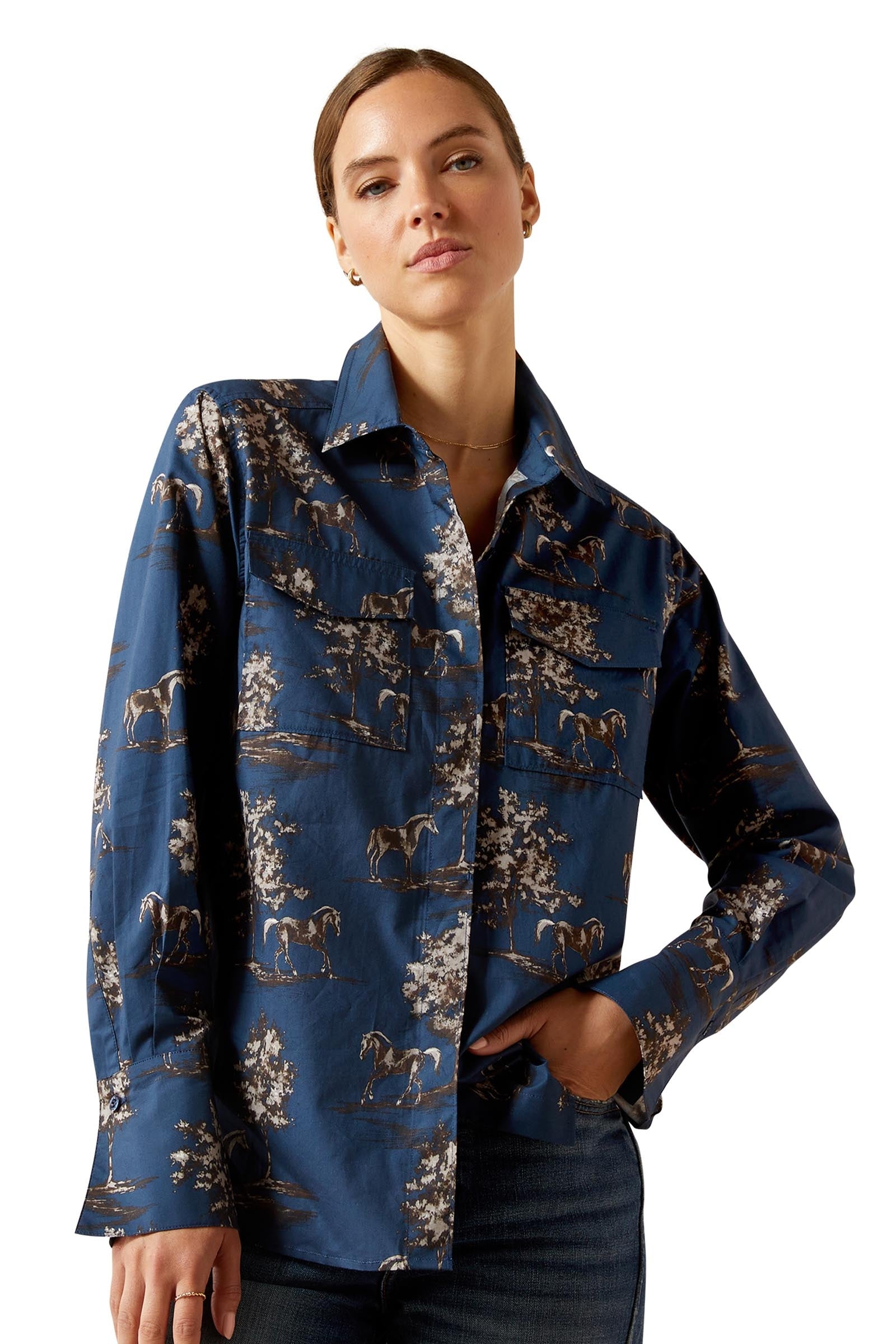 Ariat Wolseley Damen Hemd Damen Reitbekleidung