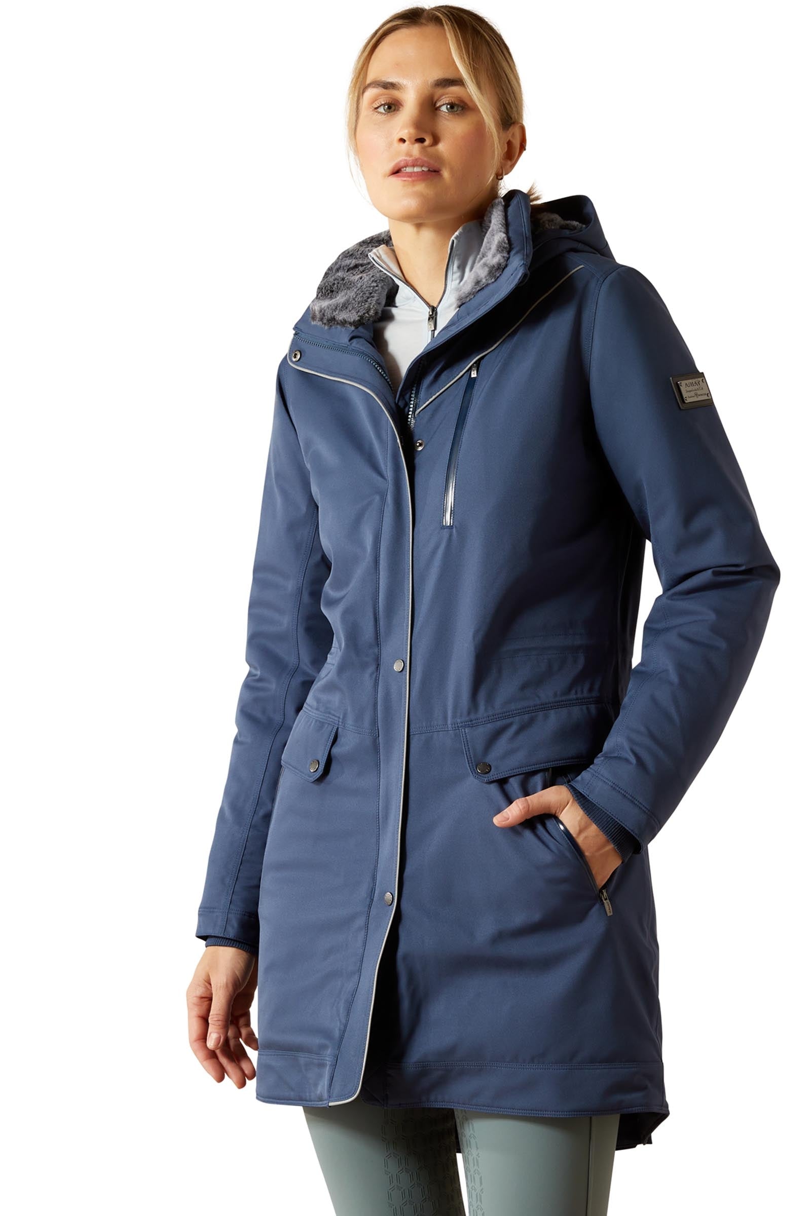 Ariat Tempest Damen Wasserdichter Gefütterter Parka Damen Reitbekleidung