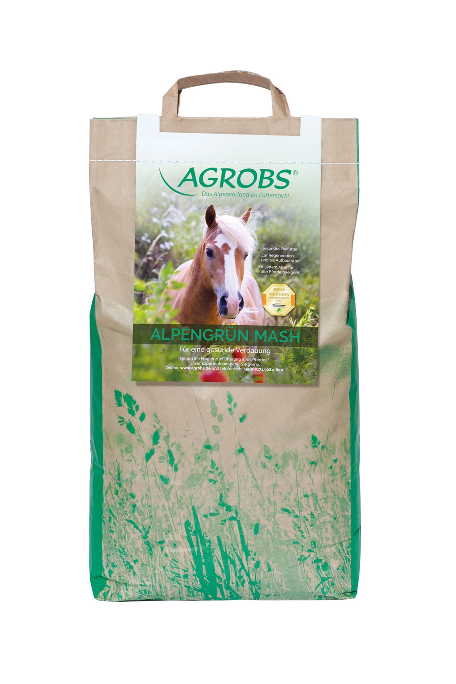 Agrobs Alpengrün Mash Nachfüllbeutel 5kg Horse Feed & Nutrition
