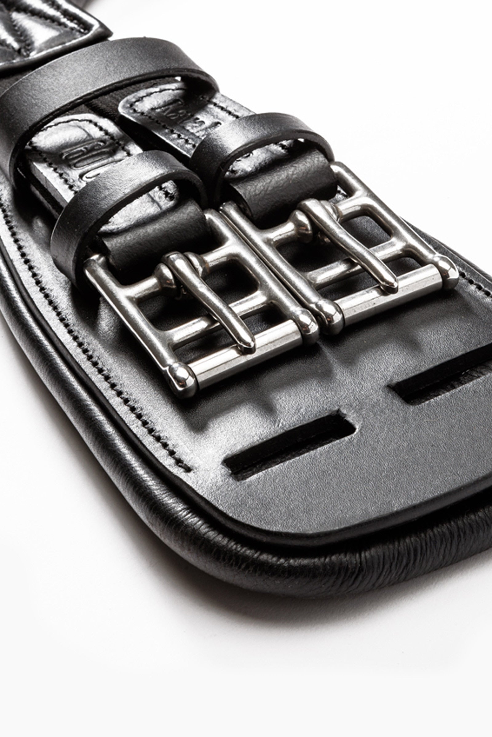 Kavalkade Shortgirth soft leather Casper with elastic Saddles, Girths & Stirrups