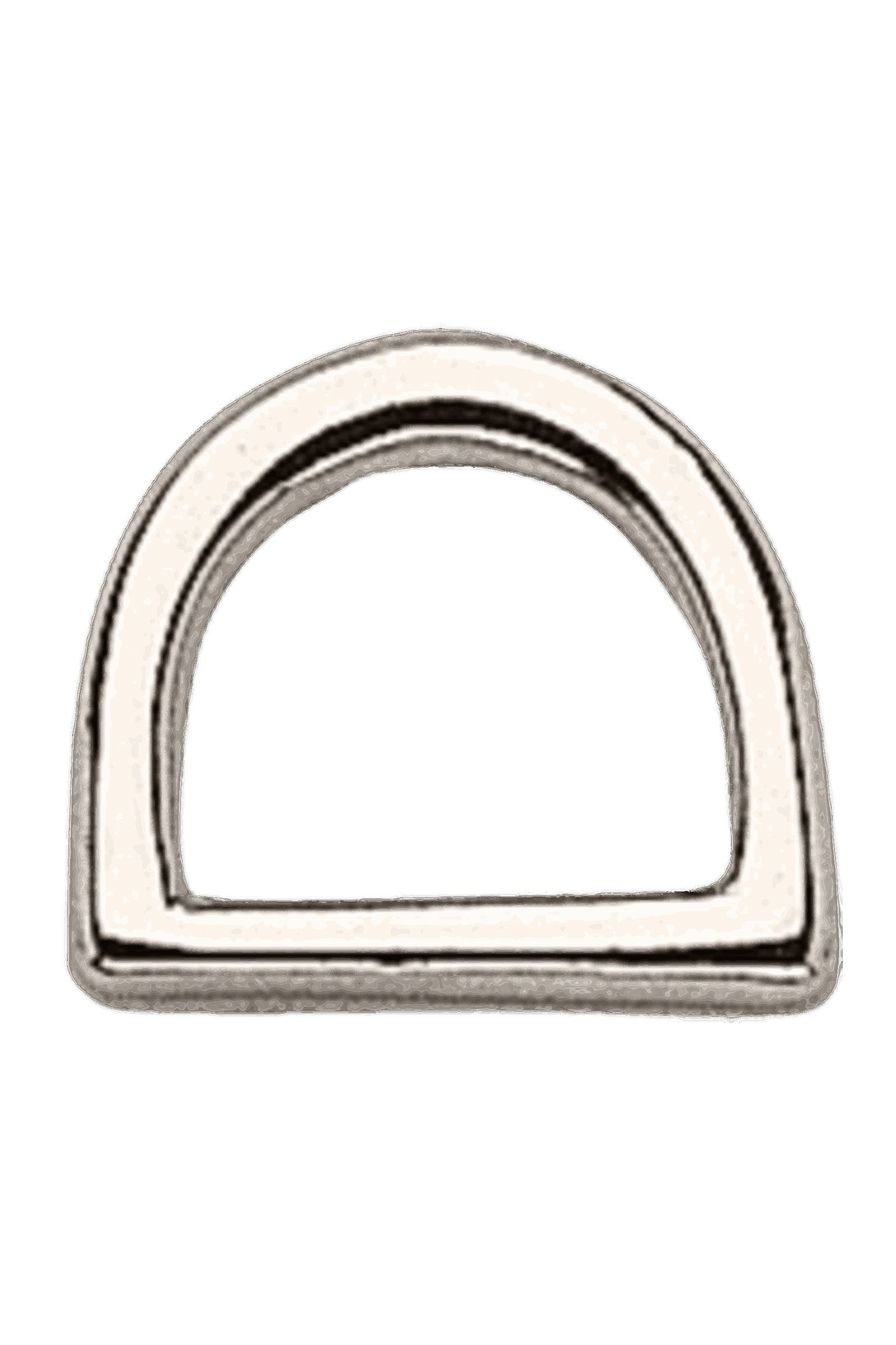 Sprenger D-Ring, gebogen, gegossen Fahrsport