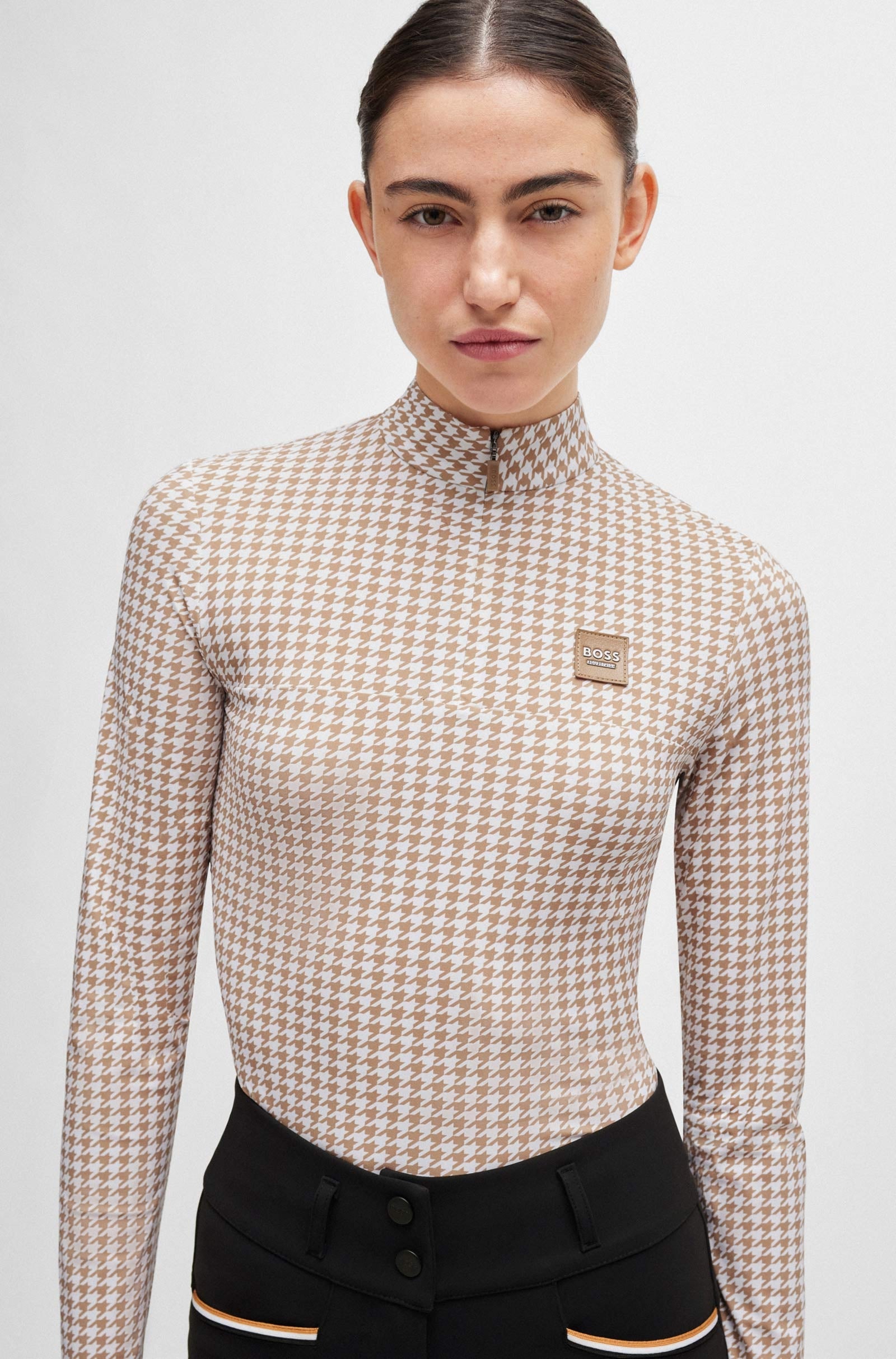 Boss Rachel Training Shirt Houndstooth Women’s Riding Clothing