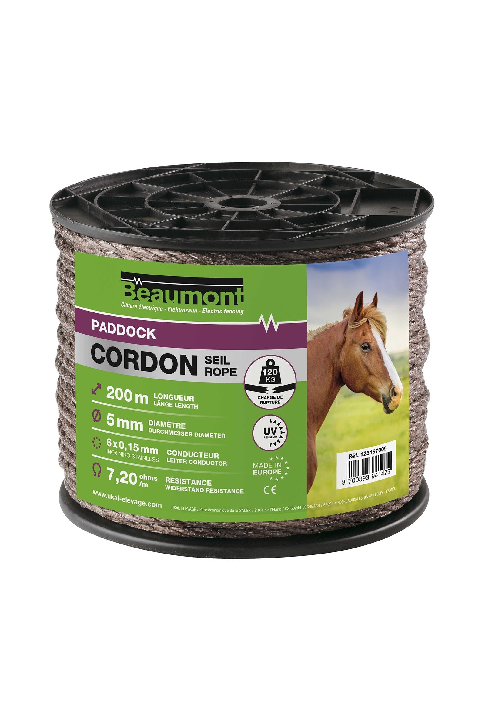Beaumont Paddock 5 mm Twisted Rope, 200 m Fencing Supplies