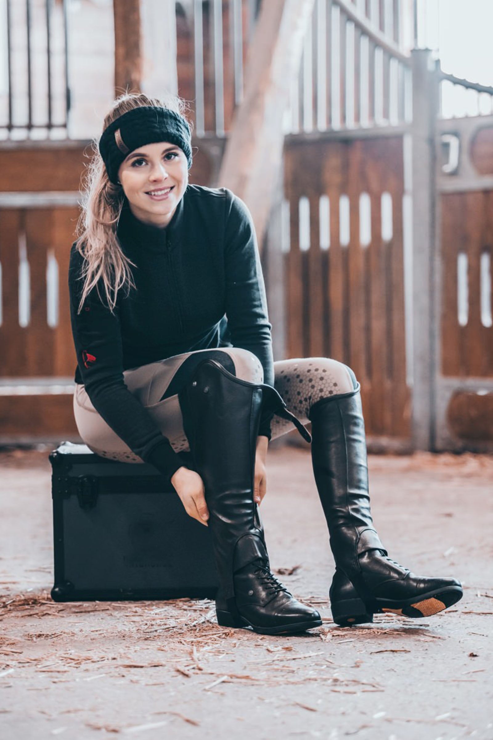 Suedwind Footwear Advanced II BZ Lace Soft Jodhpur Boots with Back Zip and Lace Riding Boots & Riding Shoes